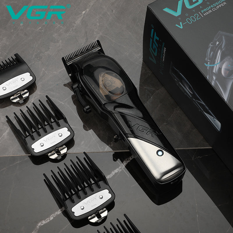 VGR Rasoio Capelli | Professionale | Cordless | USB | Ricaricabile | Rivestimento in DLC | V-002
