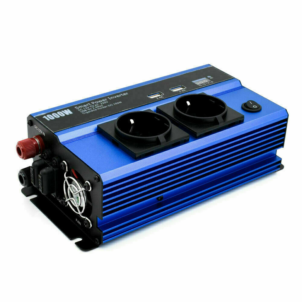 Inverter 1500W, 12v/220v, Trasformare Tensione, Potenza, Camper, Auto e Casa