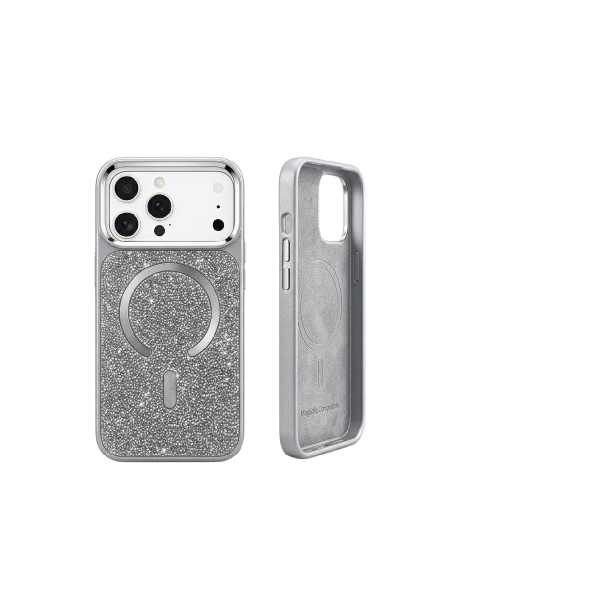 Custodia Magnetica, Glitter Shimmer, Per Iphone 18/Pro Max