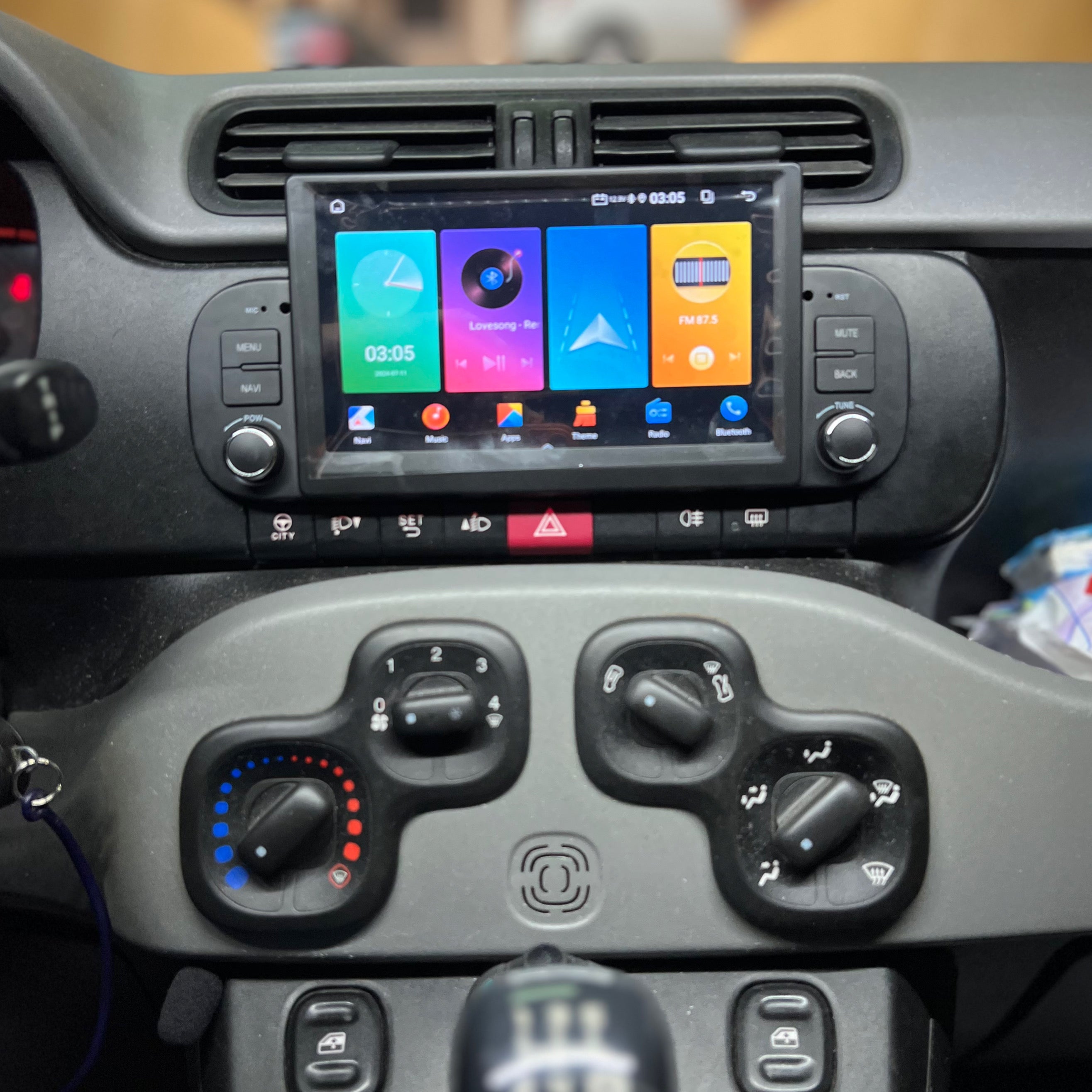 Autoradio per Fiat Panda 3ª Serie 7" (Dal 2013+) Android, Bluetooth, CarPlay, Android Auto, 2GB/4GB/6GB/8GB Ram