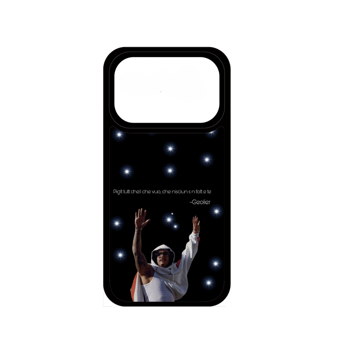 Cover Personalizzata Geolier, Multimarca (Scegli il tuo modello)