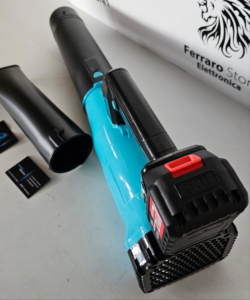 Soffiatore, Doppia Batteria 21v, 7 Modalitá Diverse