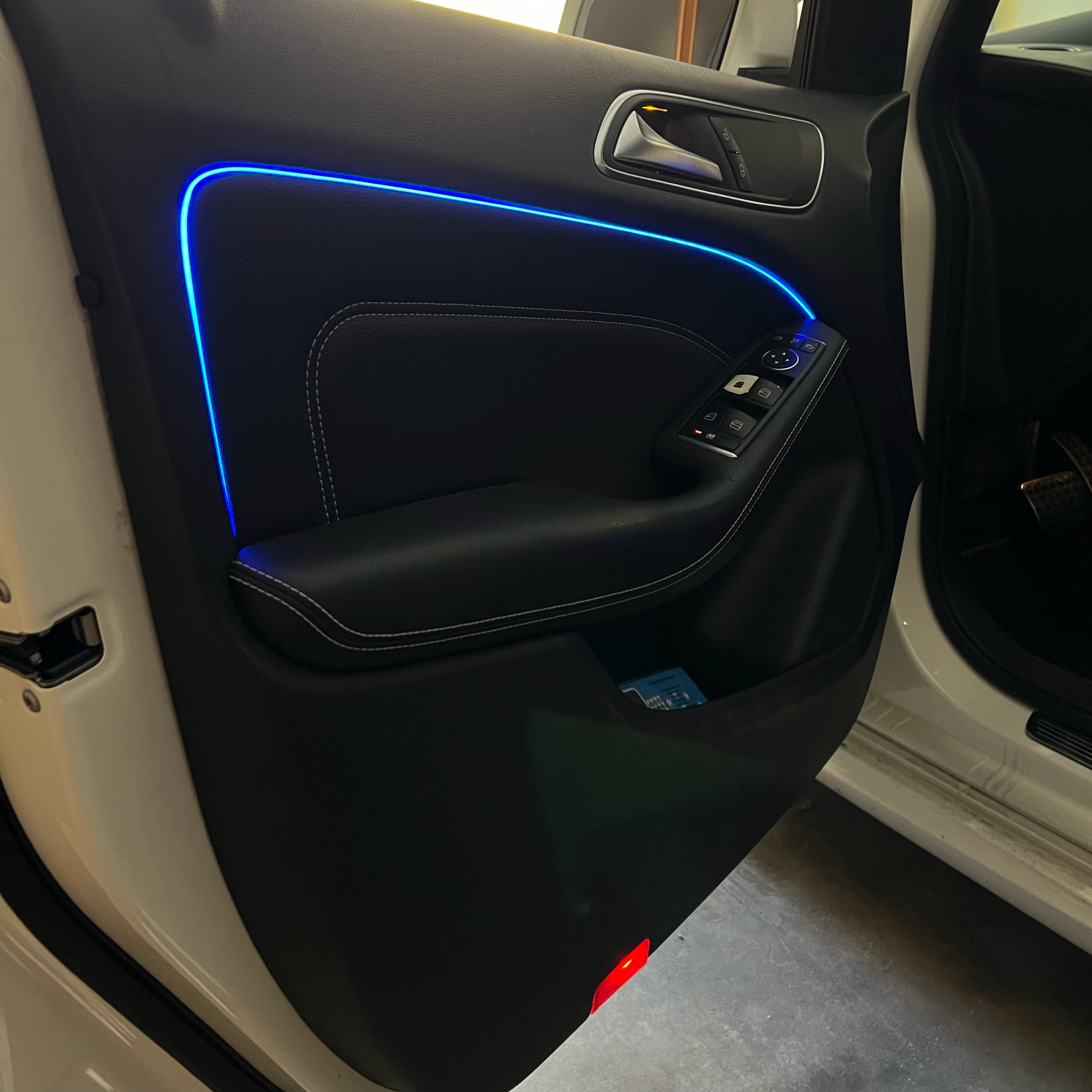 Ambient Light per Mercedes Classe B w246, Universale, Luci Ambiente con Comando da App, RGB Led, Led Dinamico