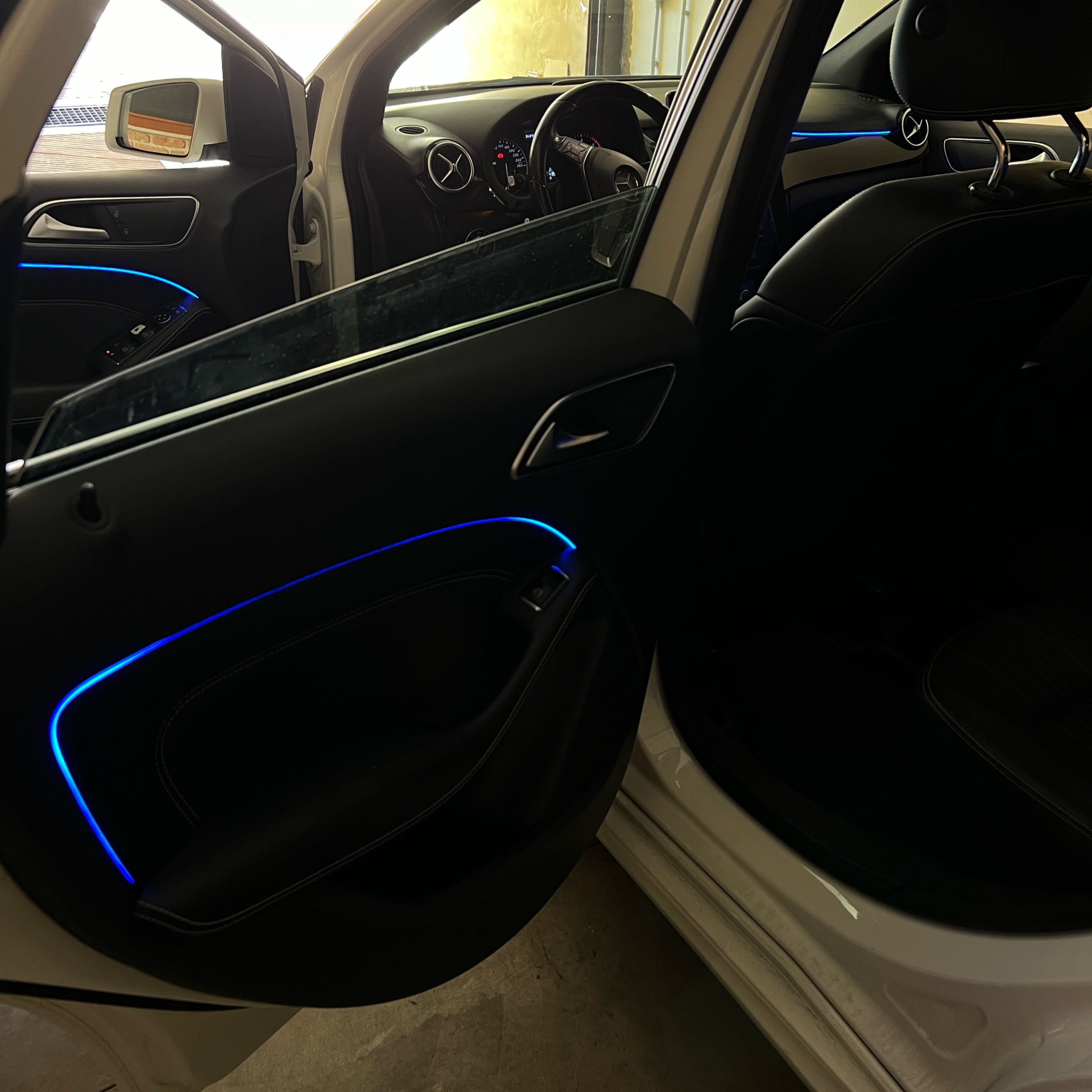 Ambient Light per Mercedes Classe B w246, Universale, Luci Ambiente con Comando da App, RGB Led, Led Dinamico