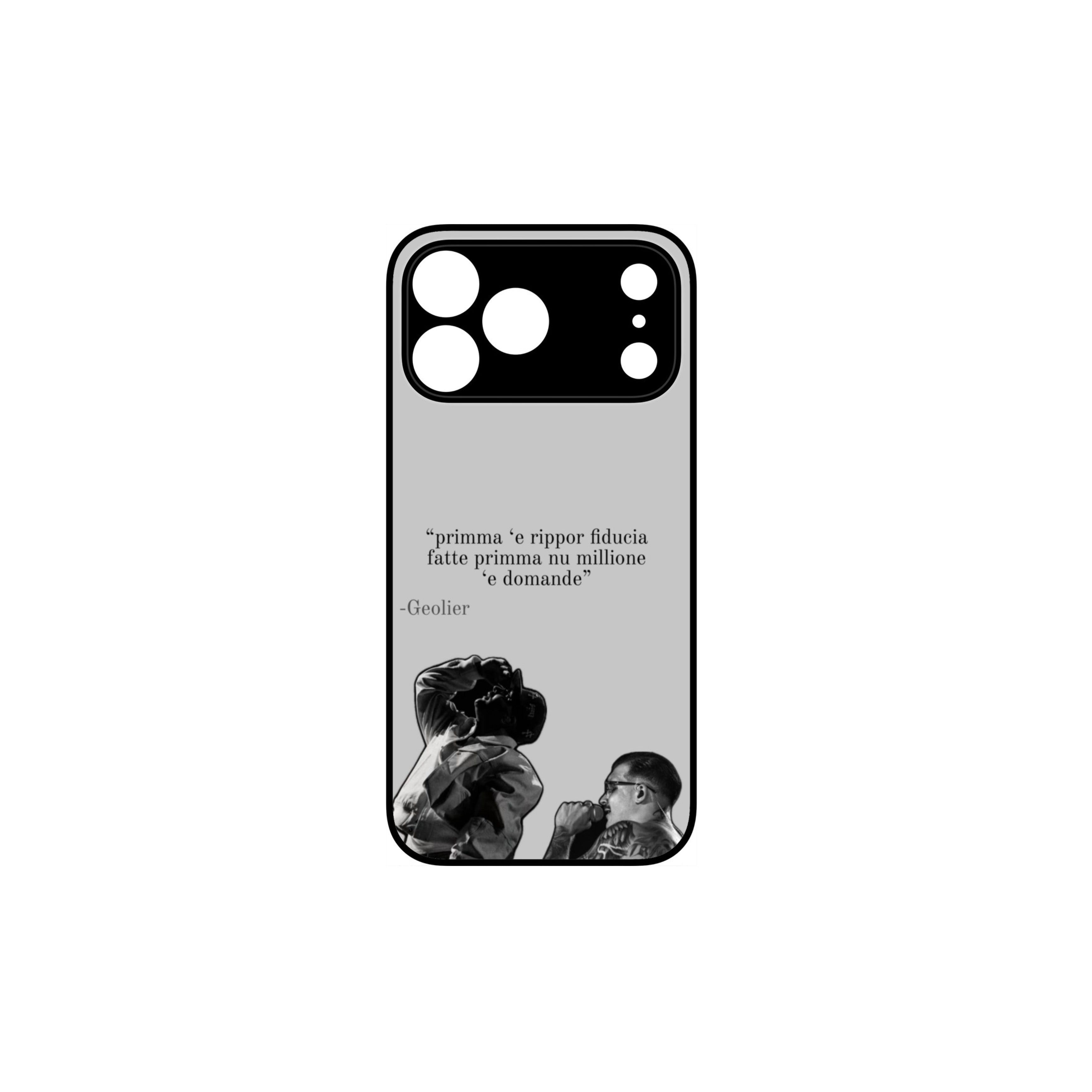 Cover Iphone, Geolier Frasi