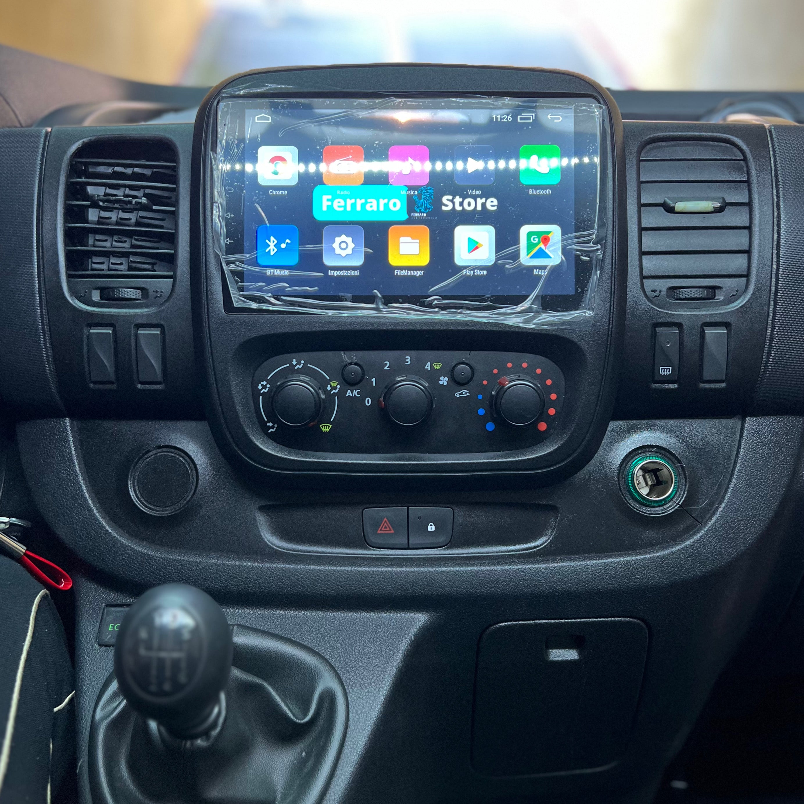 Autoradio per Renault Trafic 3, NV300, Talento, Vivaro, Express 9", Android, Bluetooth, CarPlay, Android Auto, 2GB/4GB/6GB/8GB Ram
