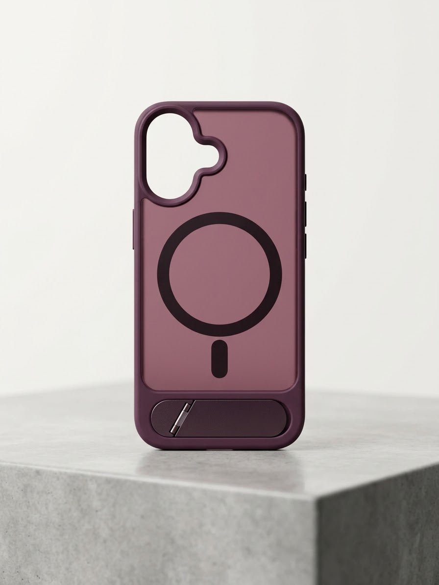 Custodia Magnetica, Ibrida con Kickstand, Metallico Integrato, Iphone 18