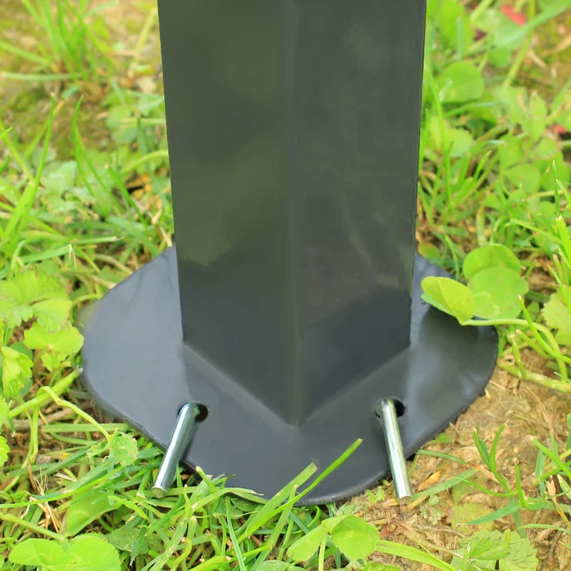 Outsunny Gazebo da Giardino 3x4 m con Tende e Tetto a 2 Livelli Bianco Crema