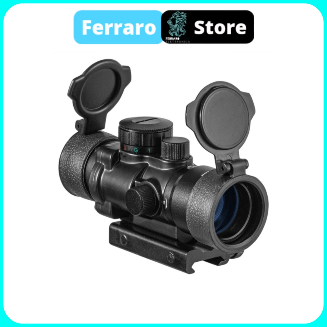 3.5x30 Optics - Airsoft Telescopic Sight, Red & Green