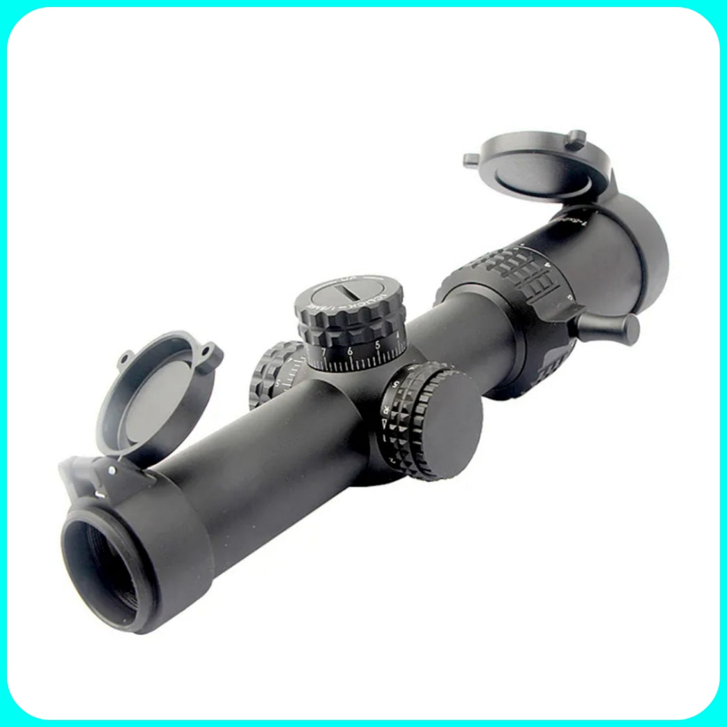 1-5x24 IR Optics - Red & Green, Airsoft Aiming, Rifle Scope