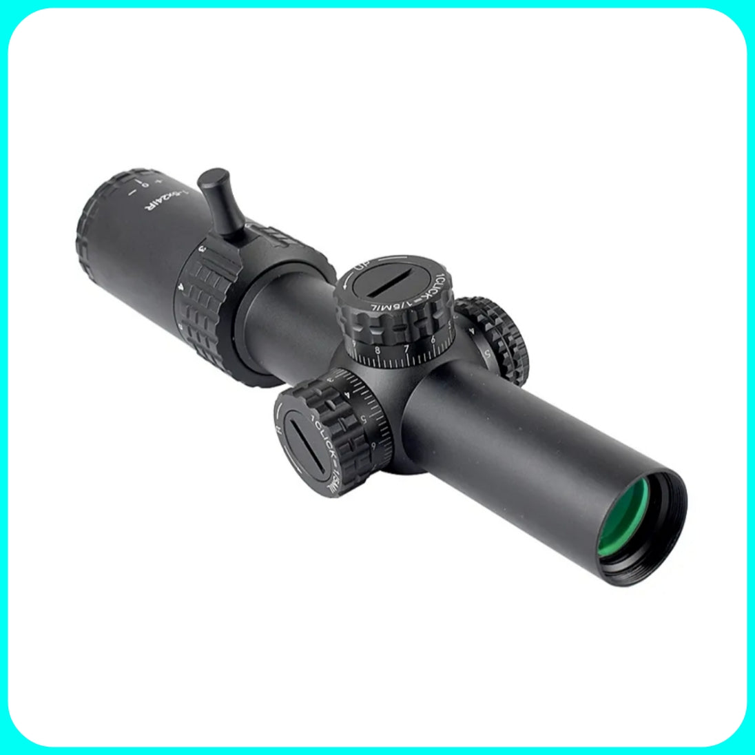 1-5x24 IR Optics - Red & Green, Airsoft Aiming, Rifle Scope