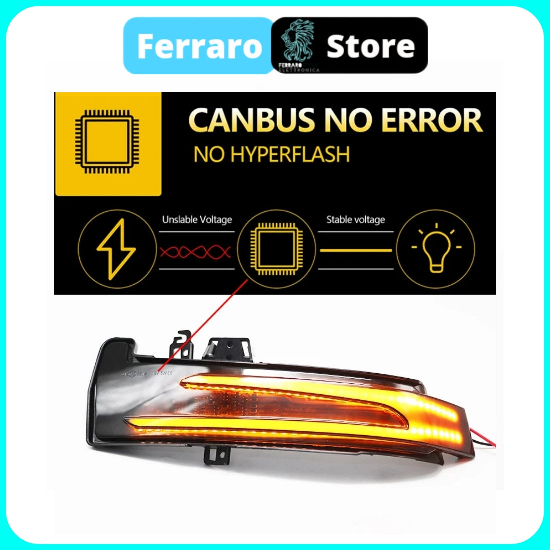 (PRENOTA) Indicatore Direzione per Mercedes Benz, Freccia, Plug and Play