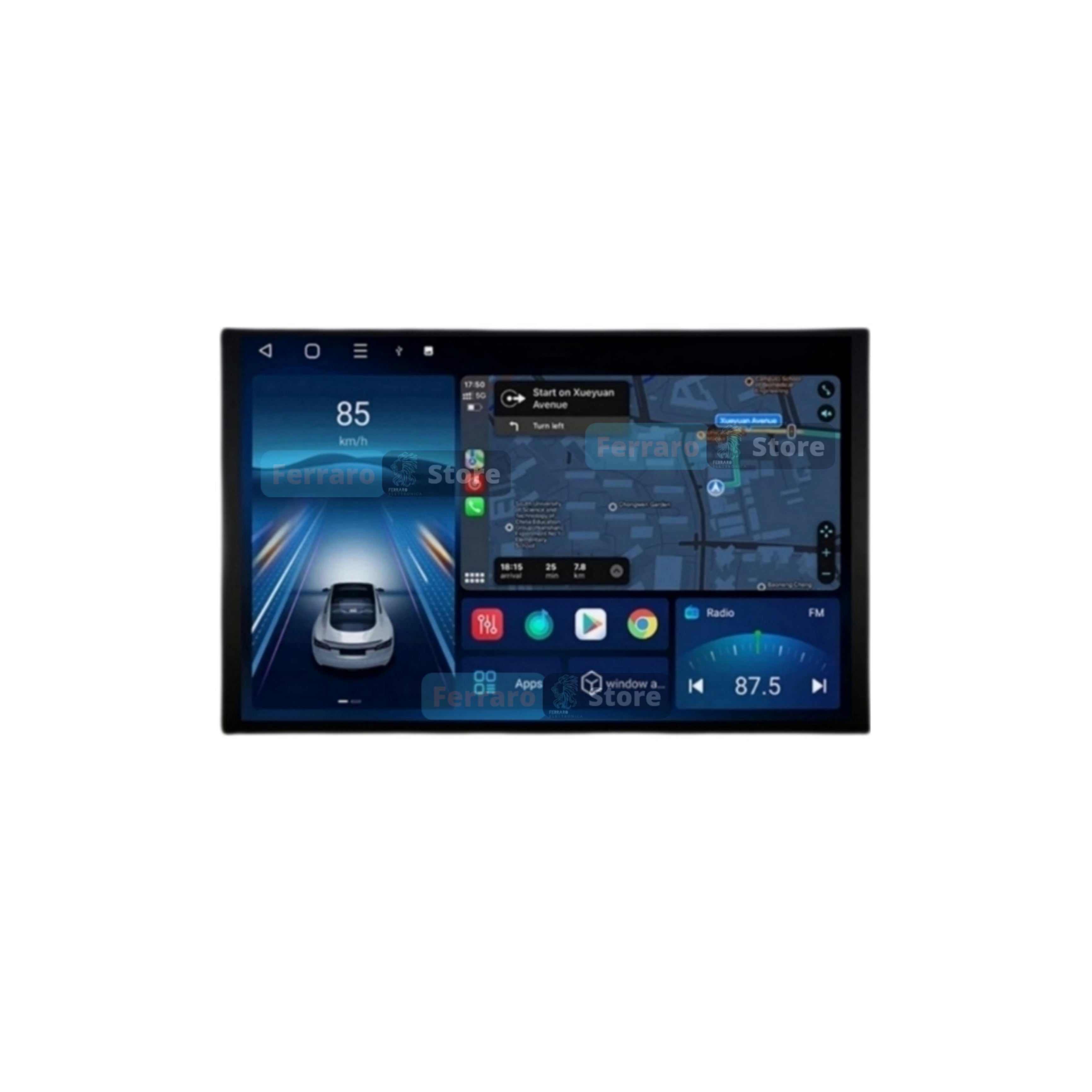 Autoradio per Renault Arkana | Duster 11.5"| 2018-2024 | Android | Bluetooth | CarPlay | Android Auto | 4/64GB Ram