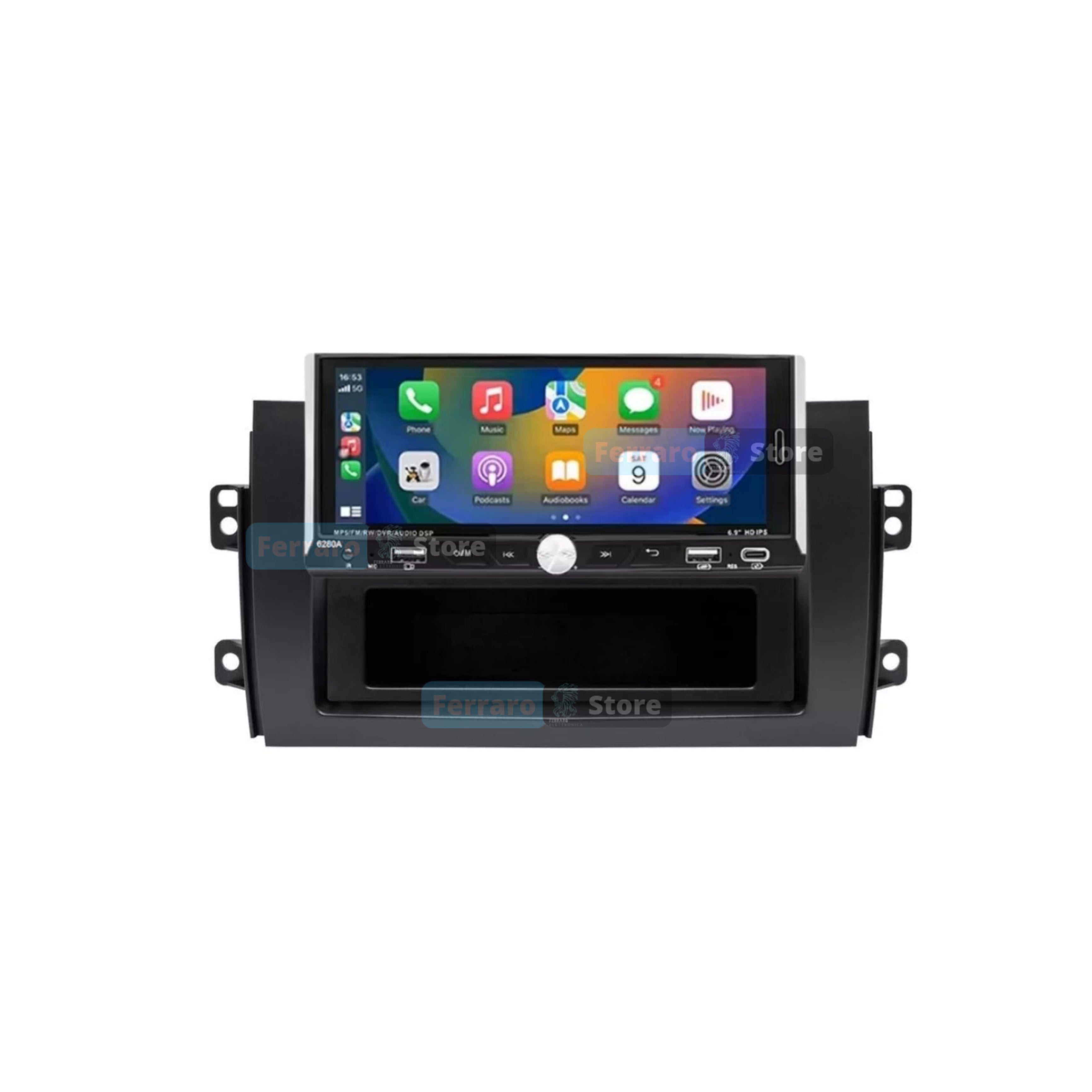 Autoradio per Fiat Sedici, Suzuki SX4 6.9" (2006-2015) Android, Bluetooth, CarPlay, Android Auto, 2/32GB Ram