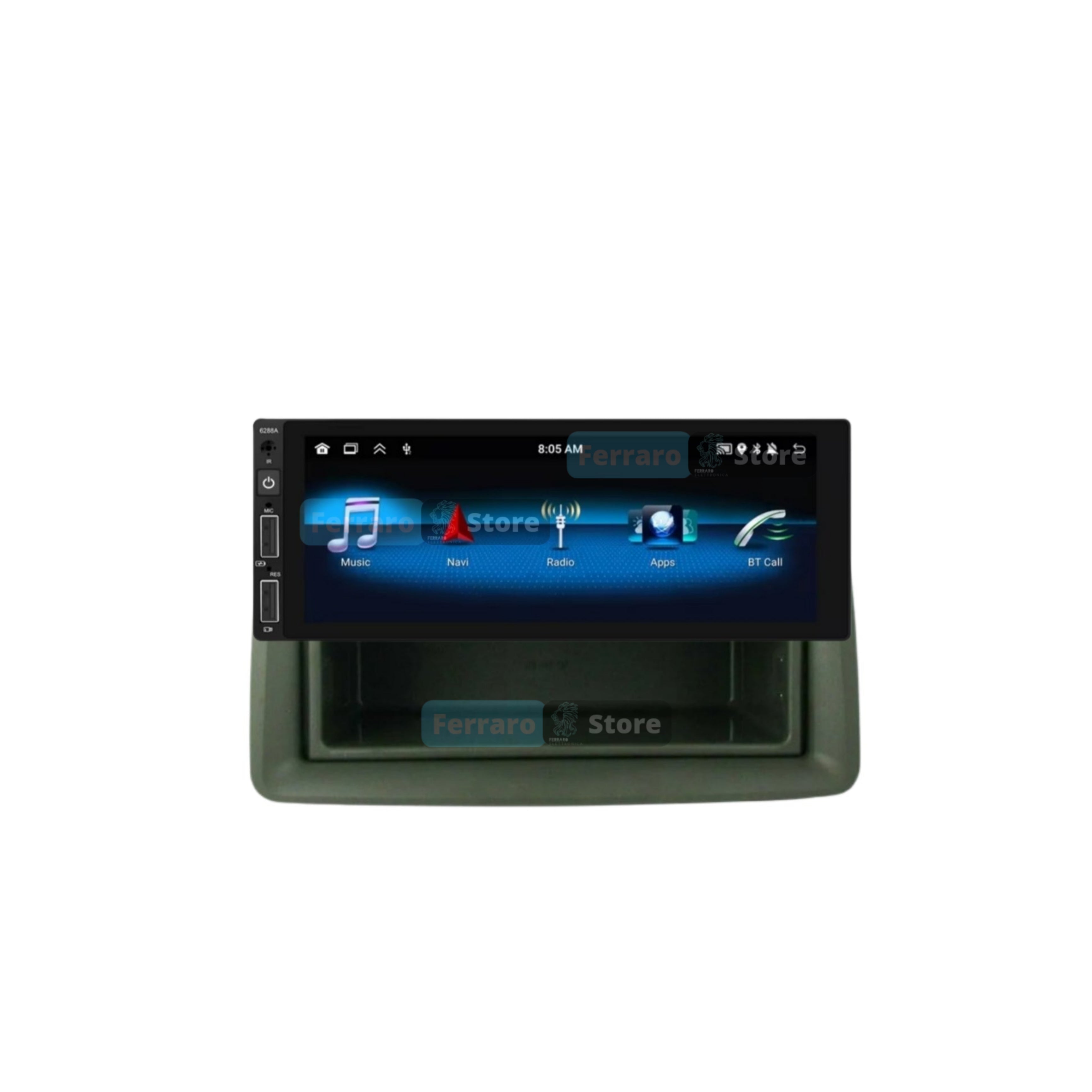 Autoradio per Fiat Panda 2a Serie 6.9" (2003-2013) Android, Bluetooth, CarPlay, Android Auto, 2/32GB Ram