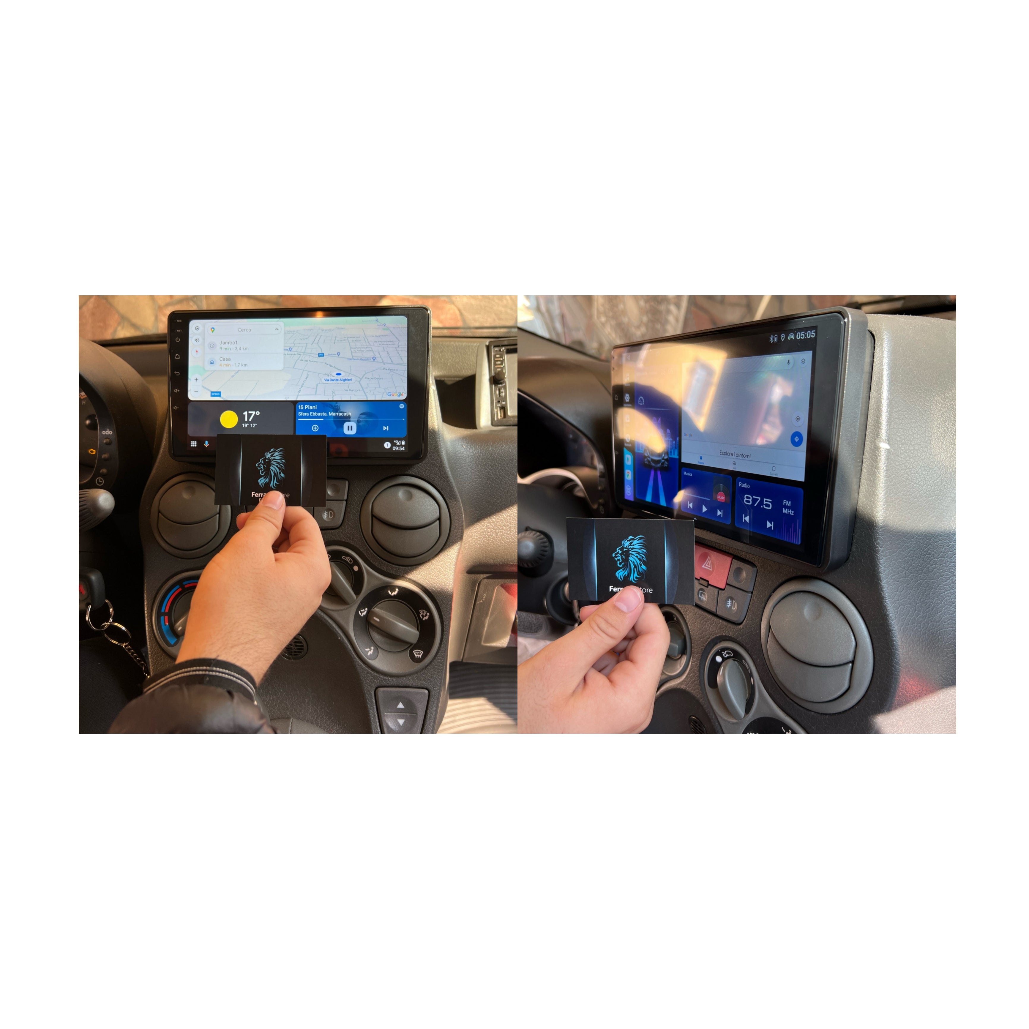 Autoradio per Fiat Panda 2a Serie 9" (2003-2013) Android, Bluetooth, CarPlay, Android Auto, 2GB/4GB/6GB/8GB Ram