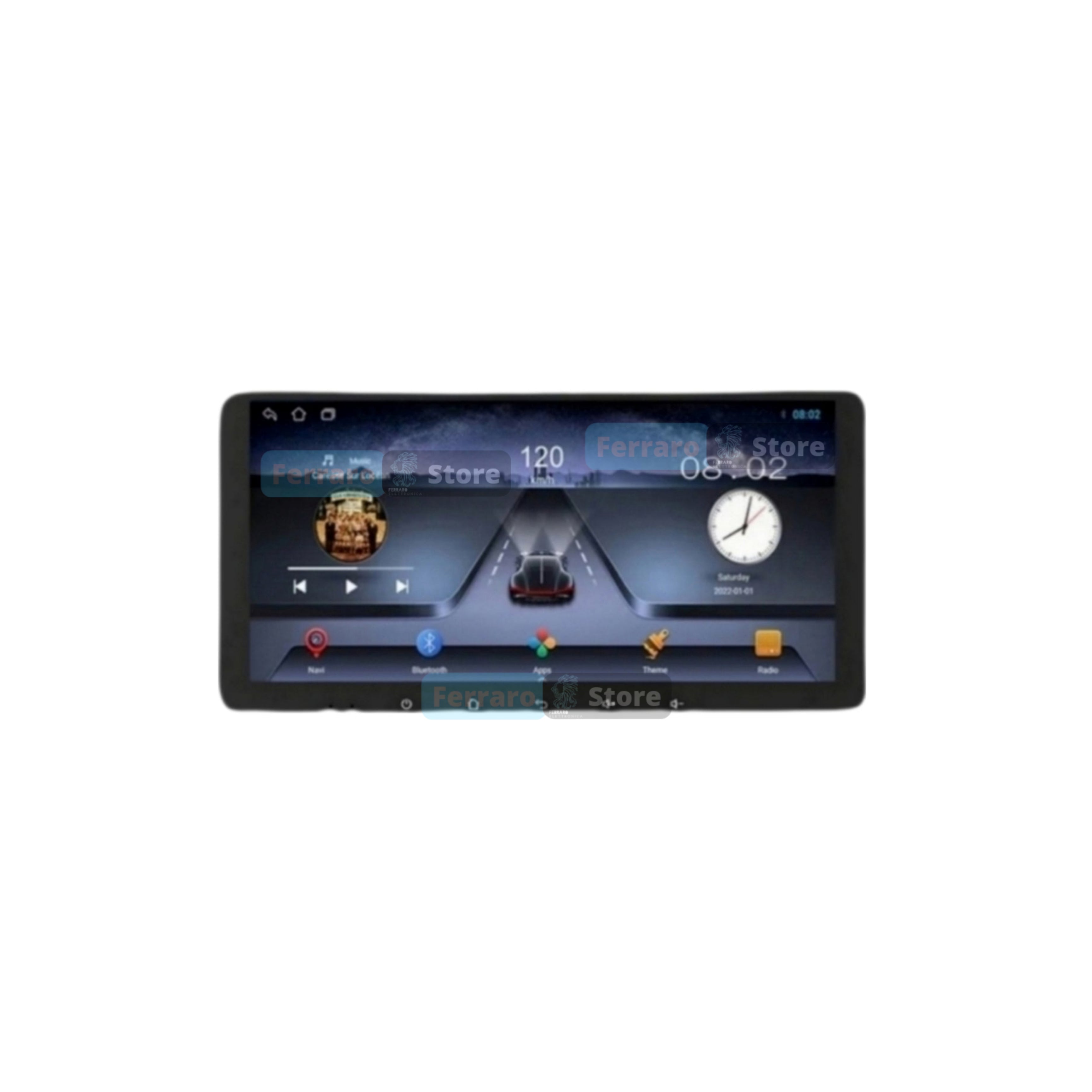 Autoradio per Fiat Panda 2a Serie 10.35" (2003-2013) Android, Bluetooth, CarPlay, Android Auto, 4/64GB Ram