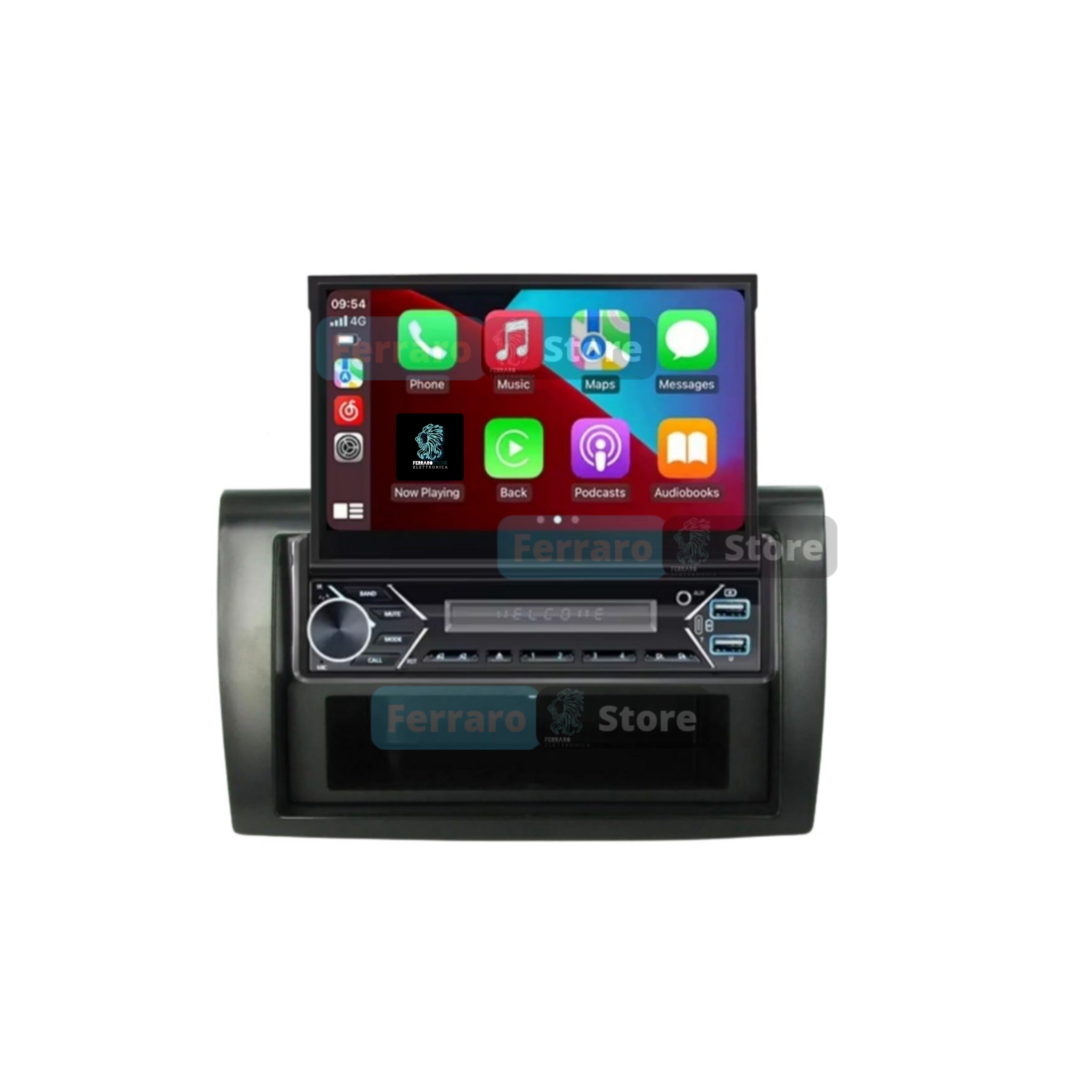 Autoradio per Fiat Bravo 7" | 2007-2014 | Android | Bluetooth | Motorizzato | CarPlay | Android Auto | 2/32GB Ram