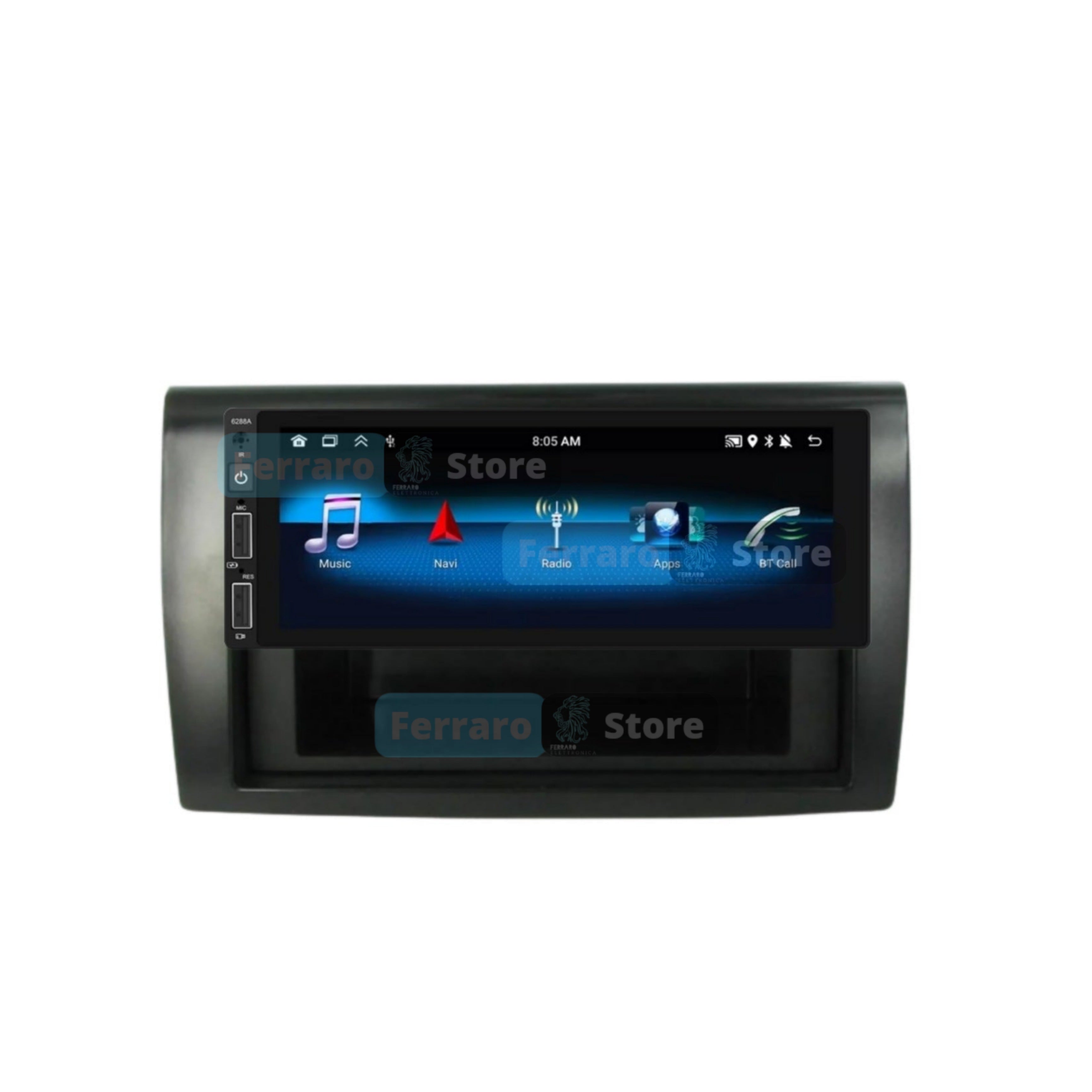 Autoradio per Fiat Bravo 6.9" (2007-2014) Android, Bluetooth, CarPlay, Android Auto, 2/32GB Ram