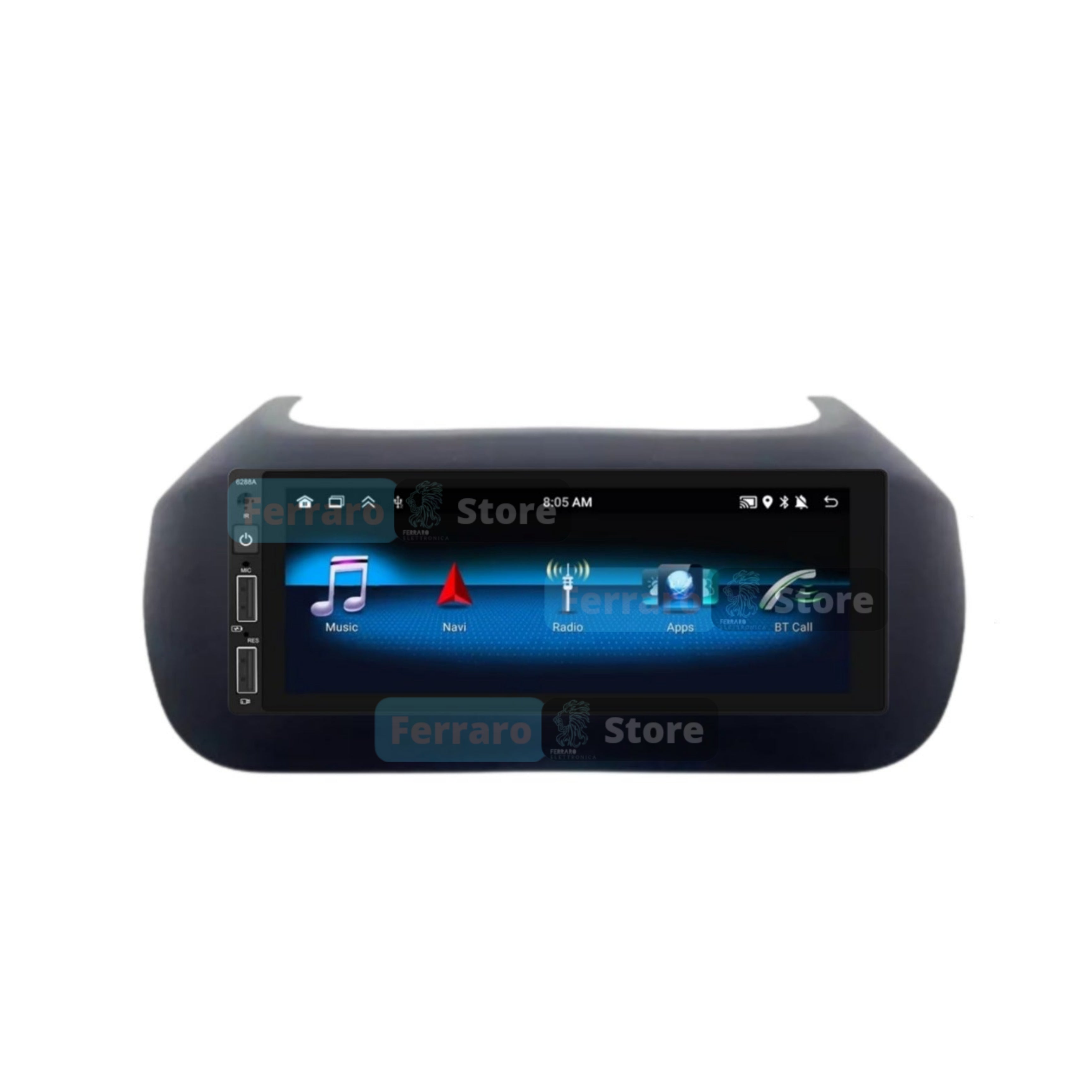 Autoradio per Fiat Qubo 6.9", Citroen Nemo, Peugeot Bipper (2008-2017) Bluetooth, Android, CarPlay, Android Auto, 2/32GB Ram