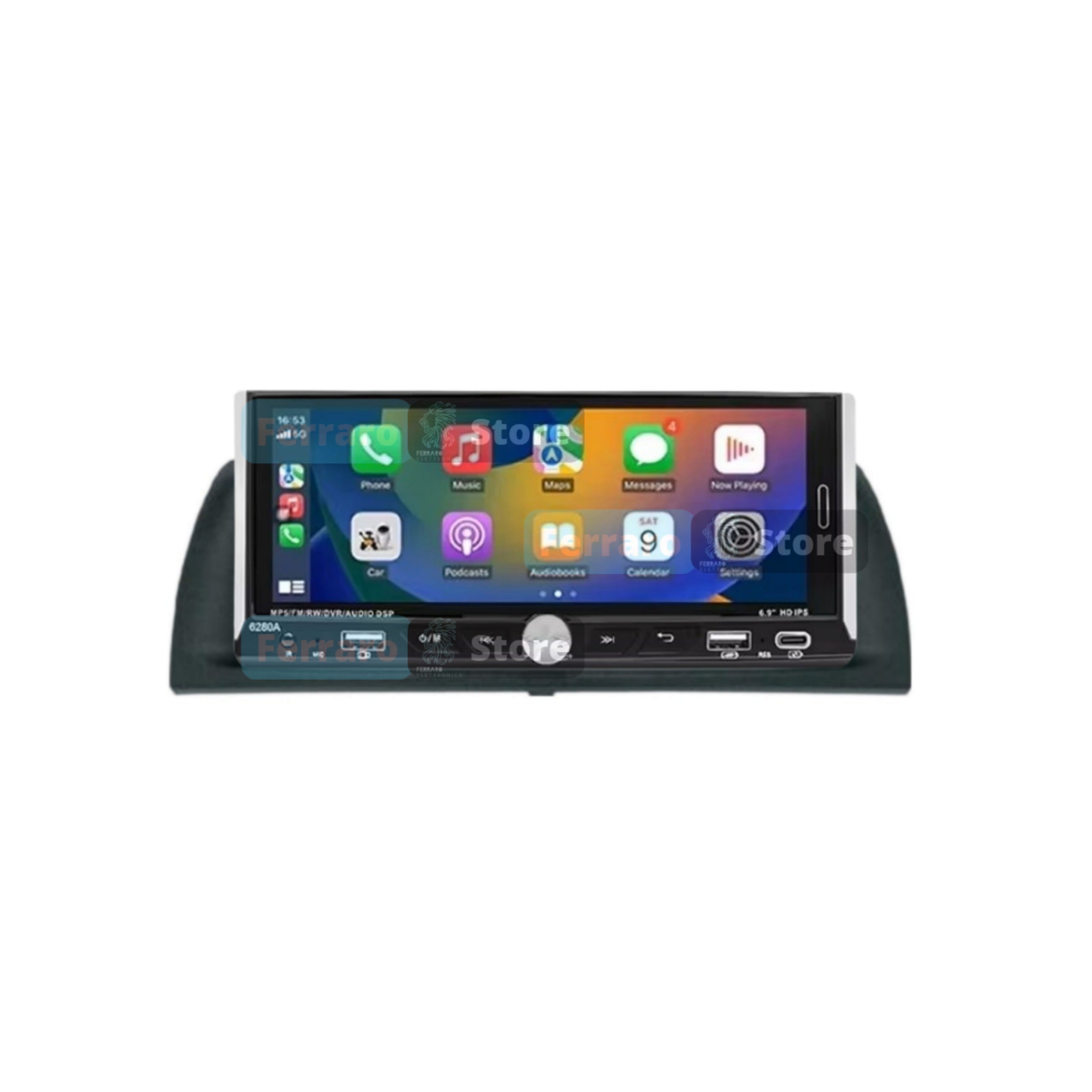Autoradio per Fiat Punto 188 6.9" (1999-2010) Android, Bluetooth, CarPlay, Android Auto, 2/32GB Ram