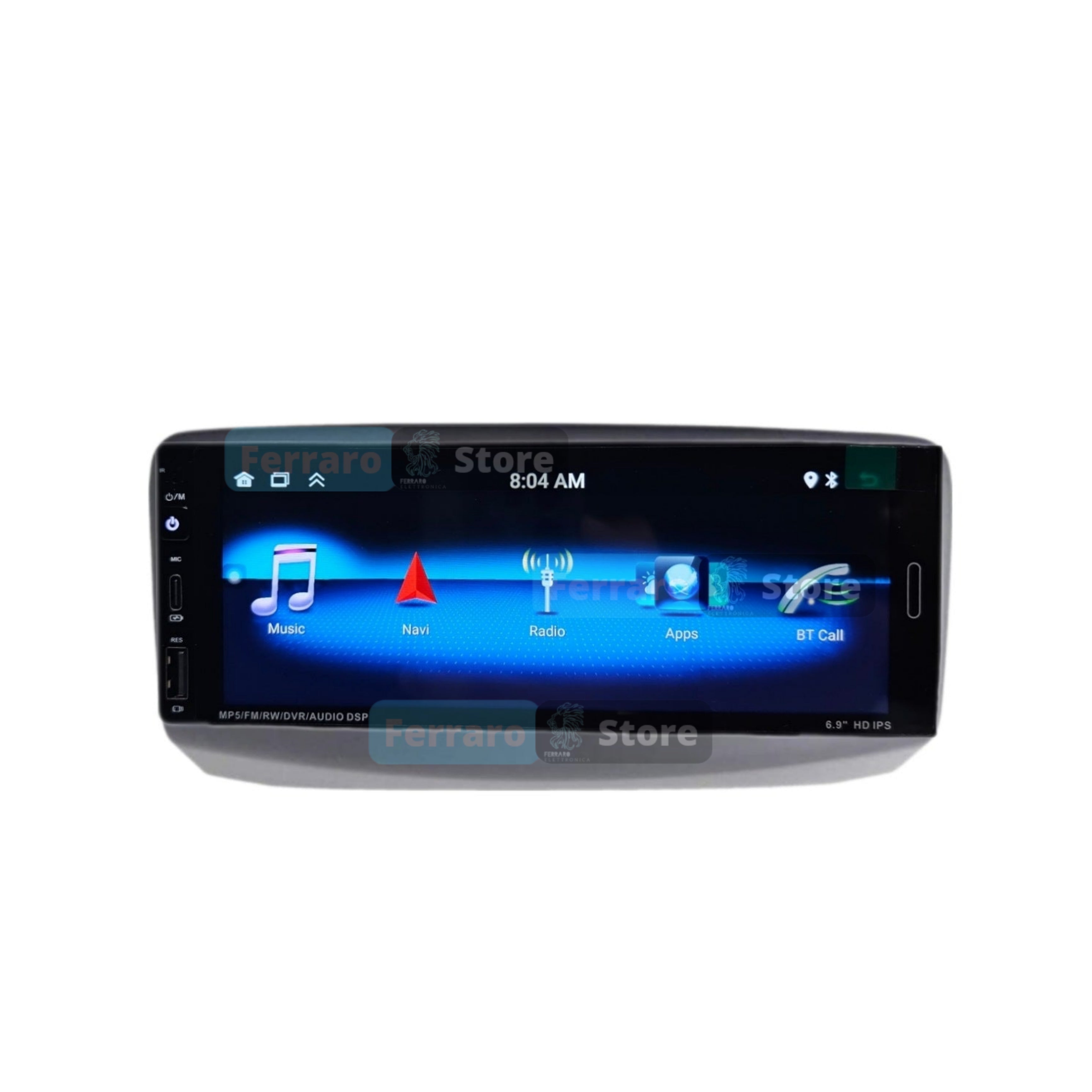 Autoradio per Fiat Multipla 6.9", Android, Bluetooth, CarPlay, Android Auto, 2/32GB Ram