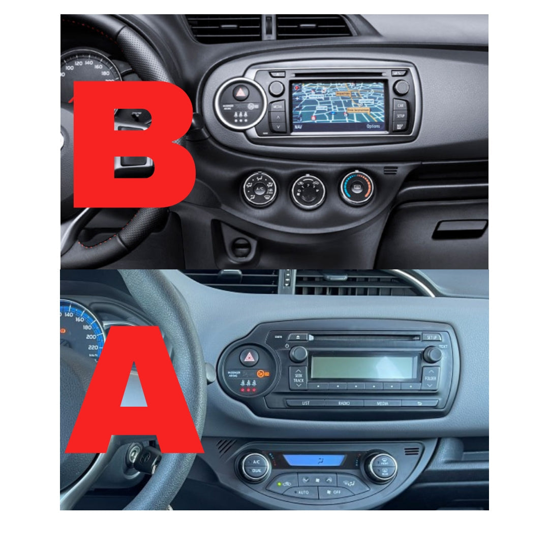 Autoradio per Toyota Yaris 9" (2011-2019) Android, Bluetooth, CarPlay, Android Auto, 2GB/4GB/6GB/8GB Ram