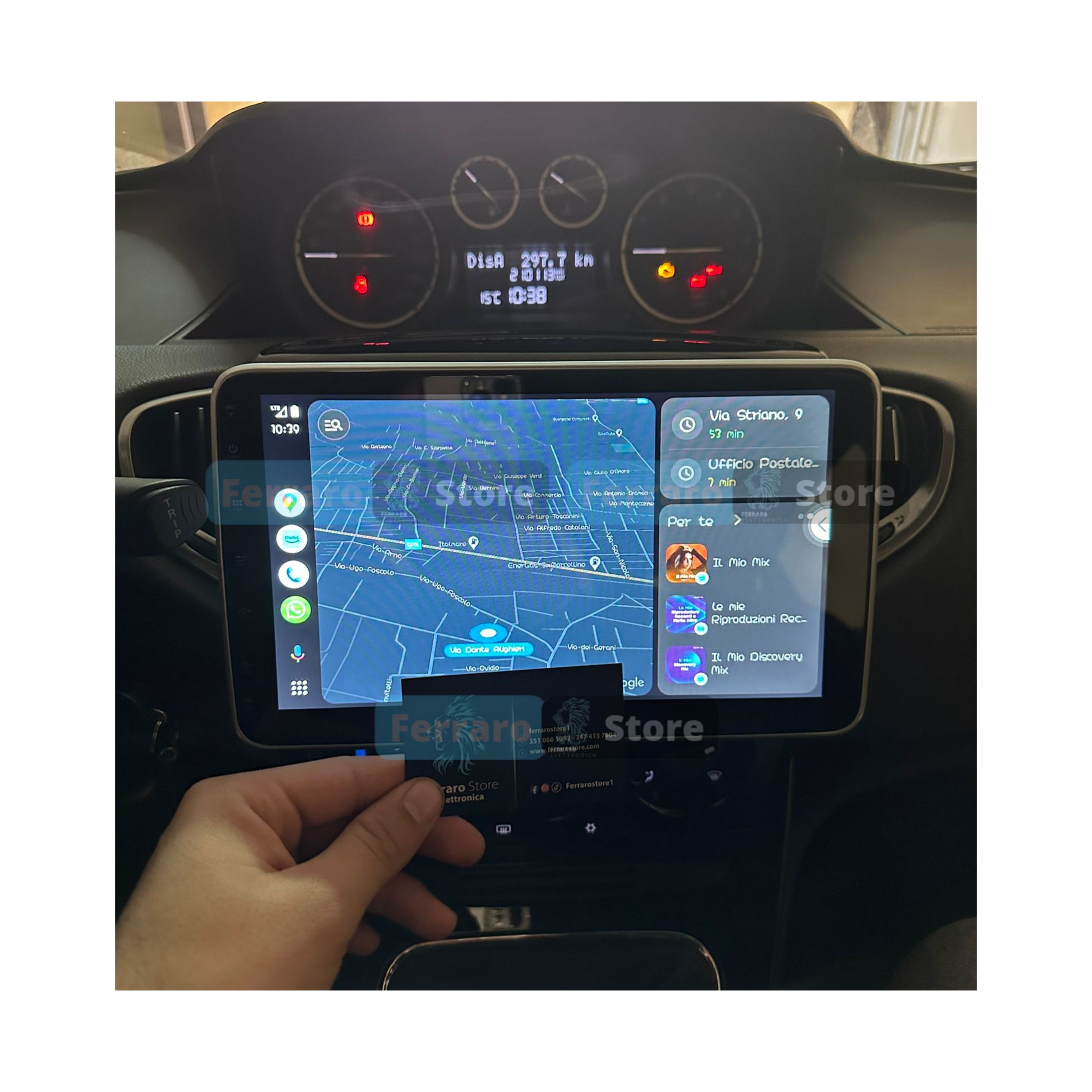 Autoradio per Lancia Y 10" | 2012-2024 | Android | Bluetooth | CarPlay | Android Auto | 2GB/6GB/8GB Ram