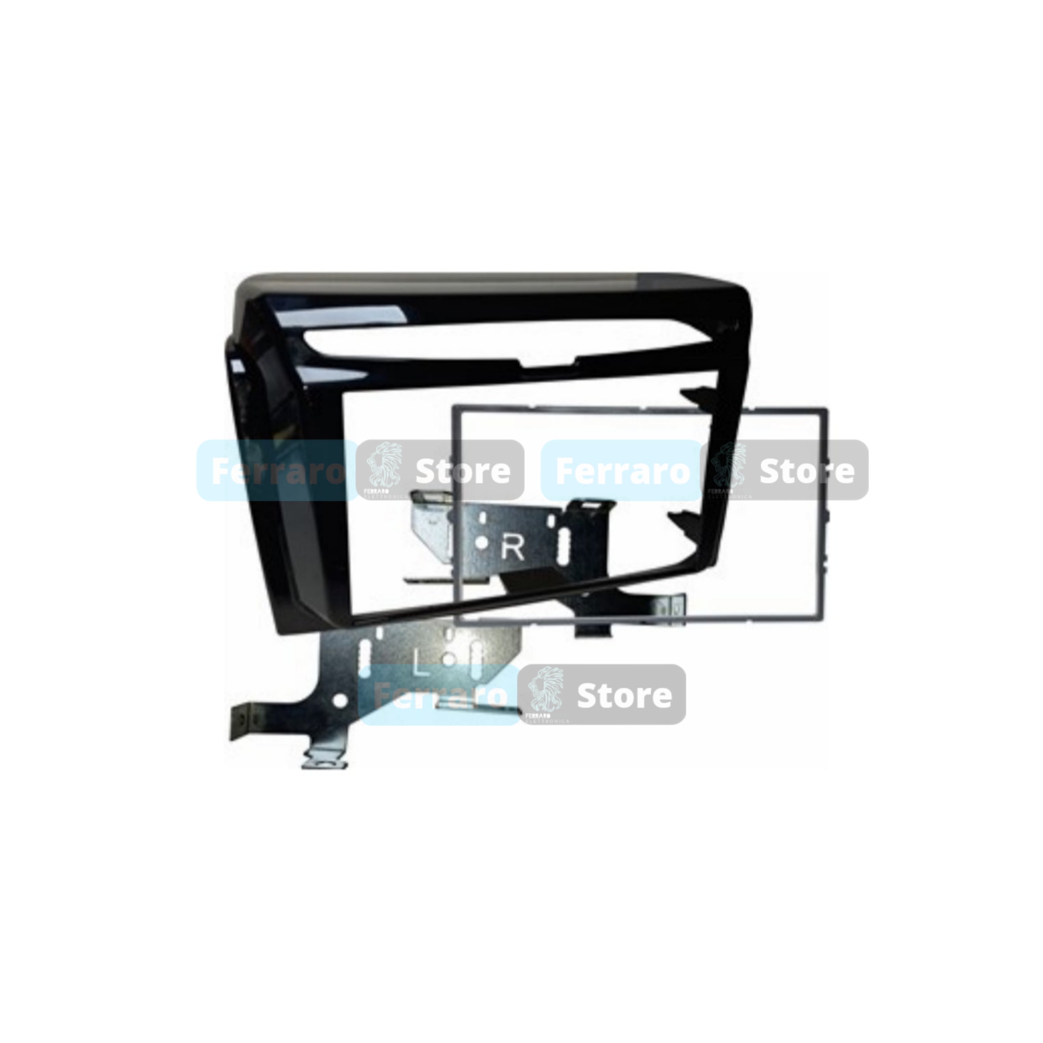 Radio cover, 2Din, Lancia Y, from 2012 onwards