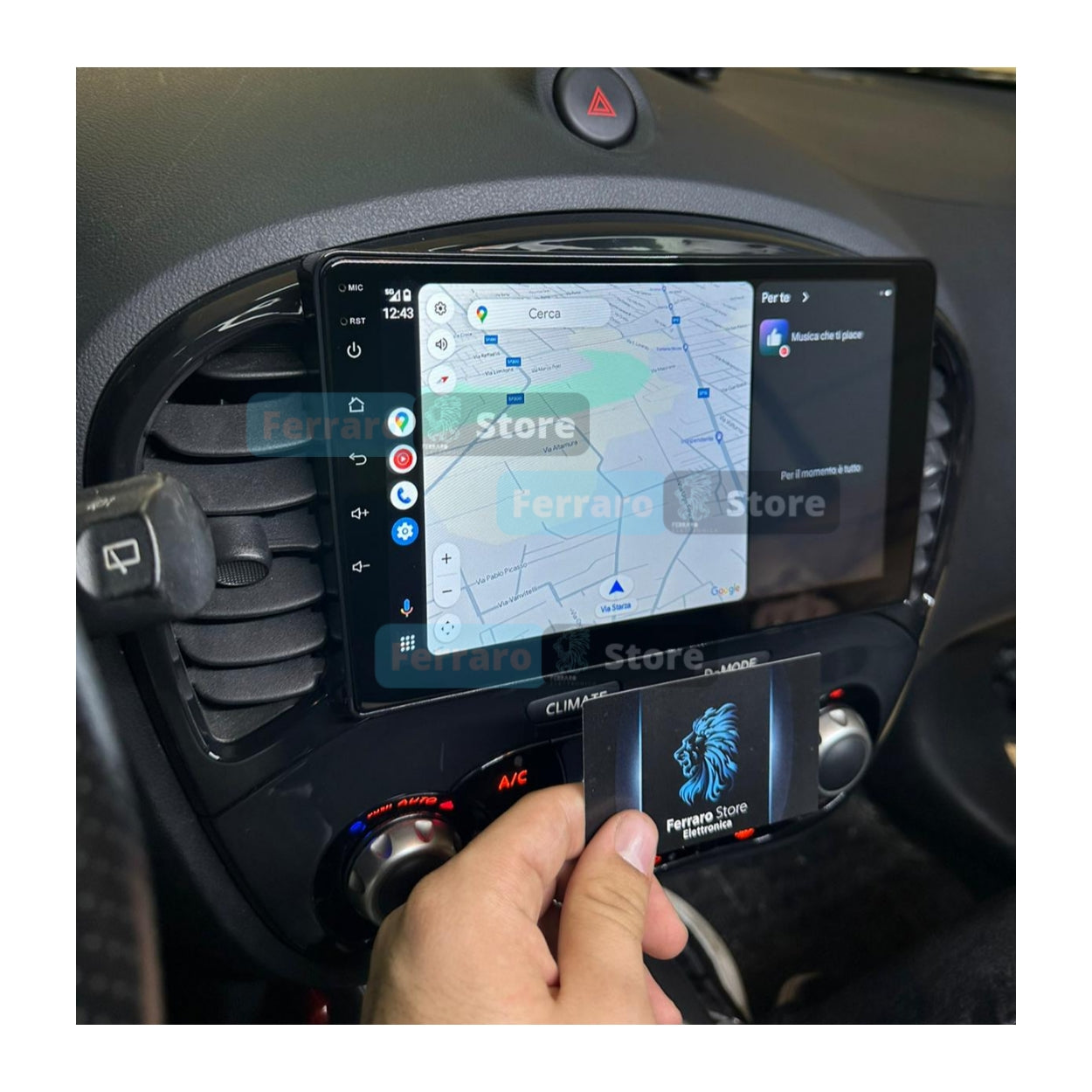 Autoradio per Nissan Juke 9" (2010-2020) Android, Bluetooth, CarPlay, Android Auto, 2GB/4GB/6GB/8GB Ram