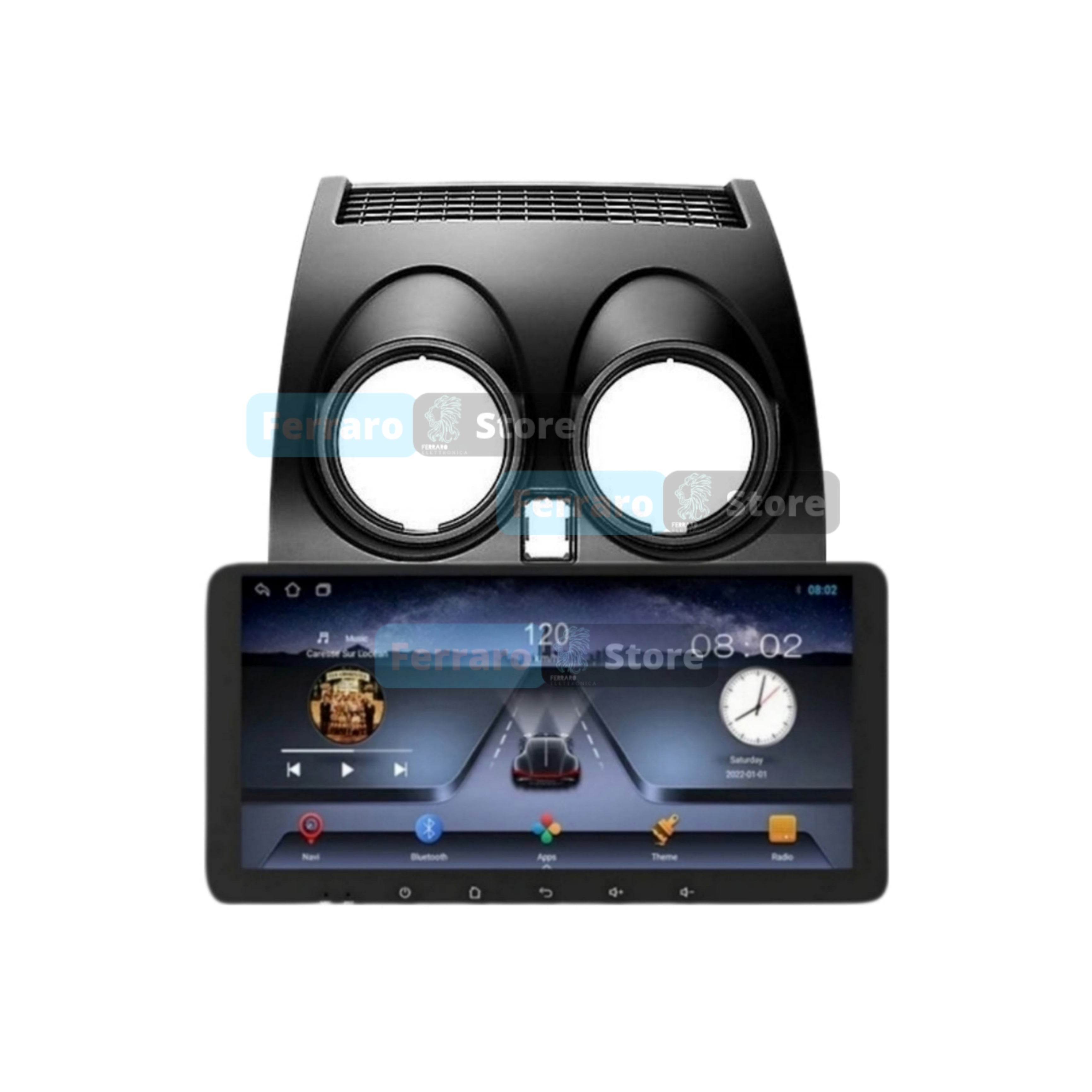 Autoradio per Nissan Qashqai J10 10.35" | 2007-2014 | Android | Bluetooth | CarPlay | Android Auto | 4/64GB Ram