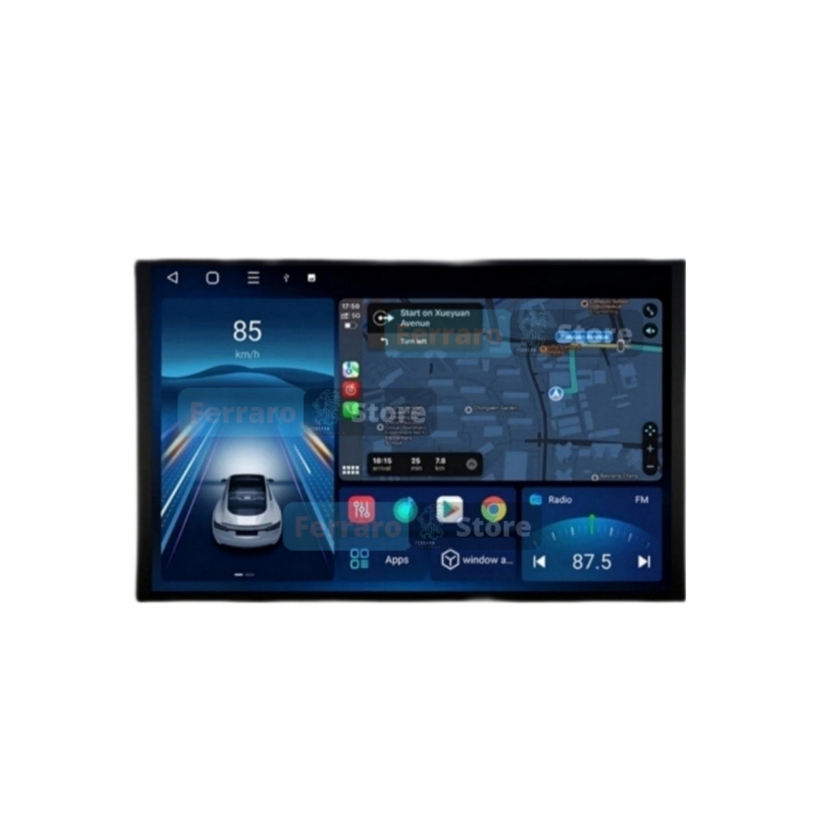 Autoradio per Seat Ibiza 6 11.5"| 2008-2017 | Android | Bluetooth | CarPlay | Android Auto | 4/64GB Ram