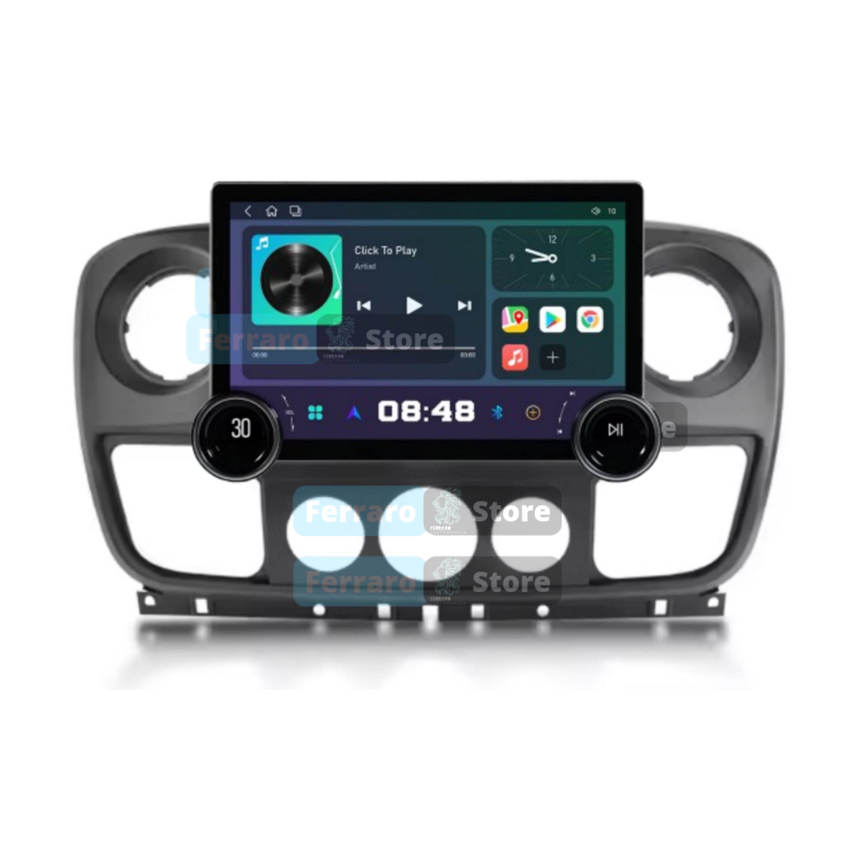 Autoradio per Renault Master, Nissan NV400, Opel Movano 11.8" 2K (2010-2019) Android, Bluetooth, CarPlay, Android Auto, 4/64GB Ram