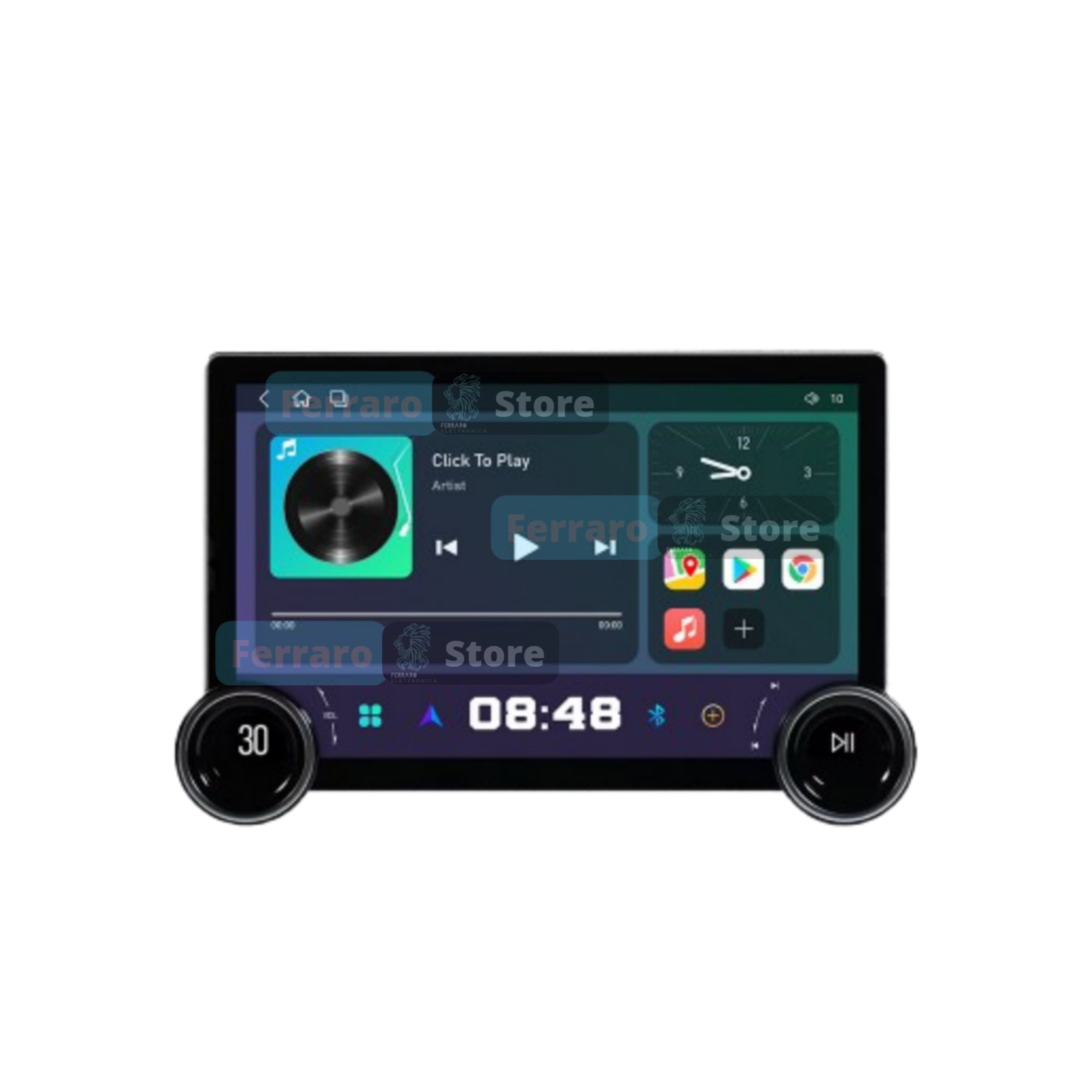 Autoradio per Renault Arkana | Duster 11.8" 2K | 2018-2024 | Android | Bluetooth | CarPlay | Android Auto | 4/64GB Ram