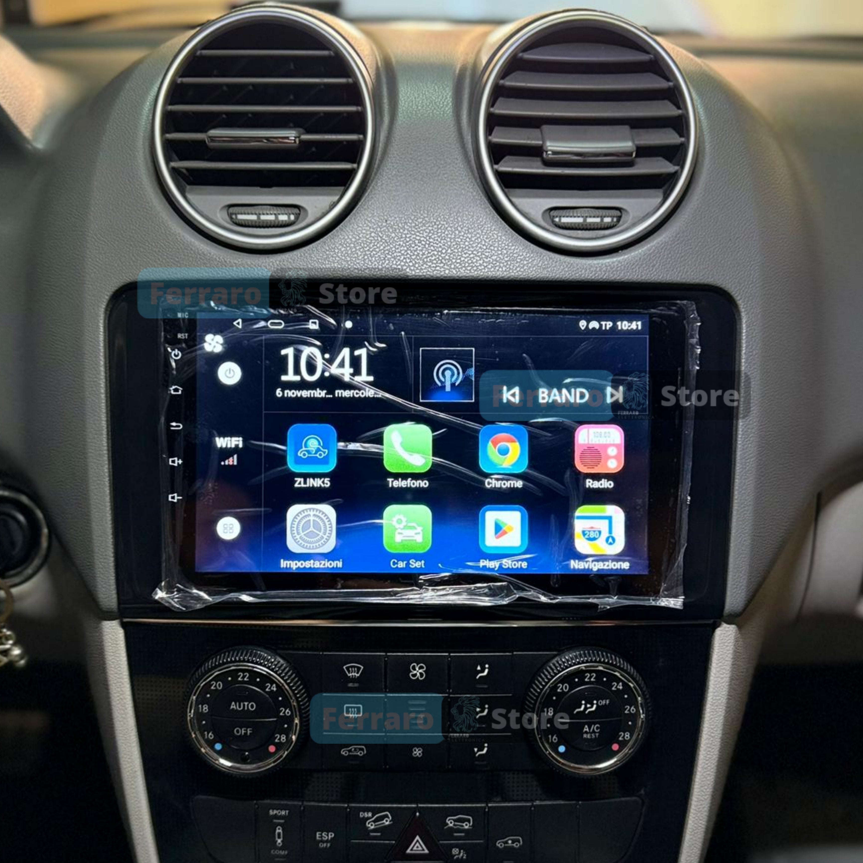(PRENOTA) Autoradio per Mercedes ML, GL X164 9" (2005-2012) Android, Bluetooth, CarPlay, Android Auto, 2GB/4GB/6GB/8GB Ram