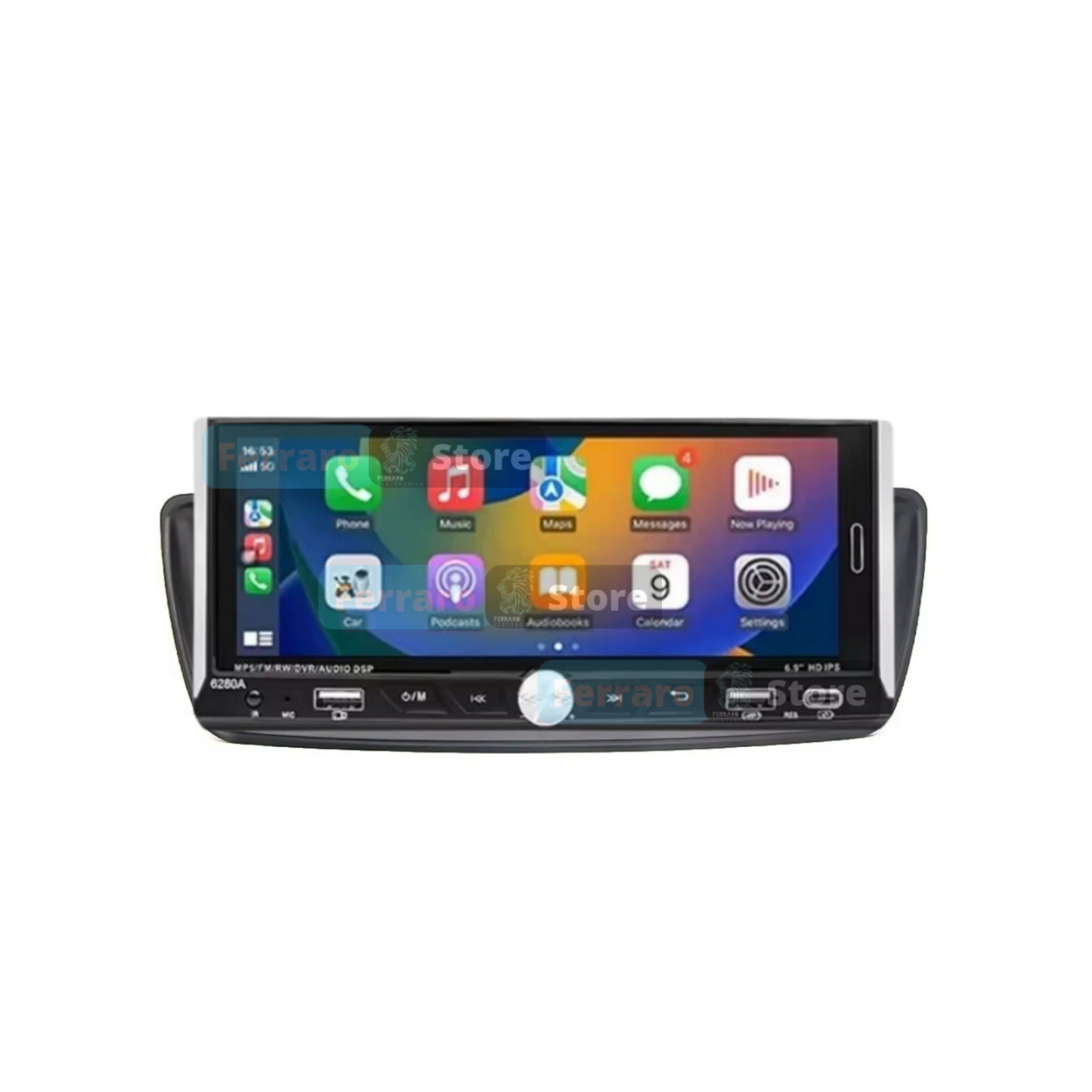 Autoradio per Citroen C1, Toyota Aygo, Peugeot 107, 6.9" (2005-2014) Android, Bluetooth, CarPlay, Android Auto, 2/32GB Ram