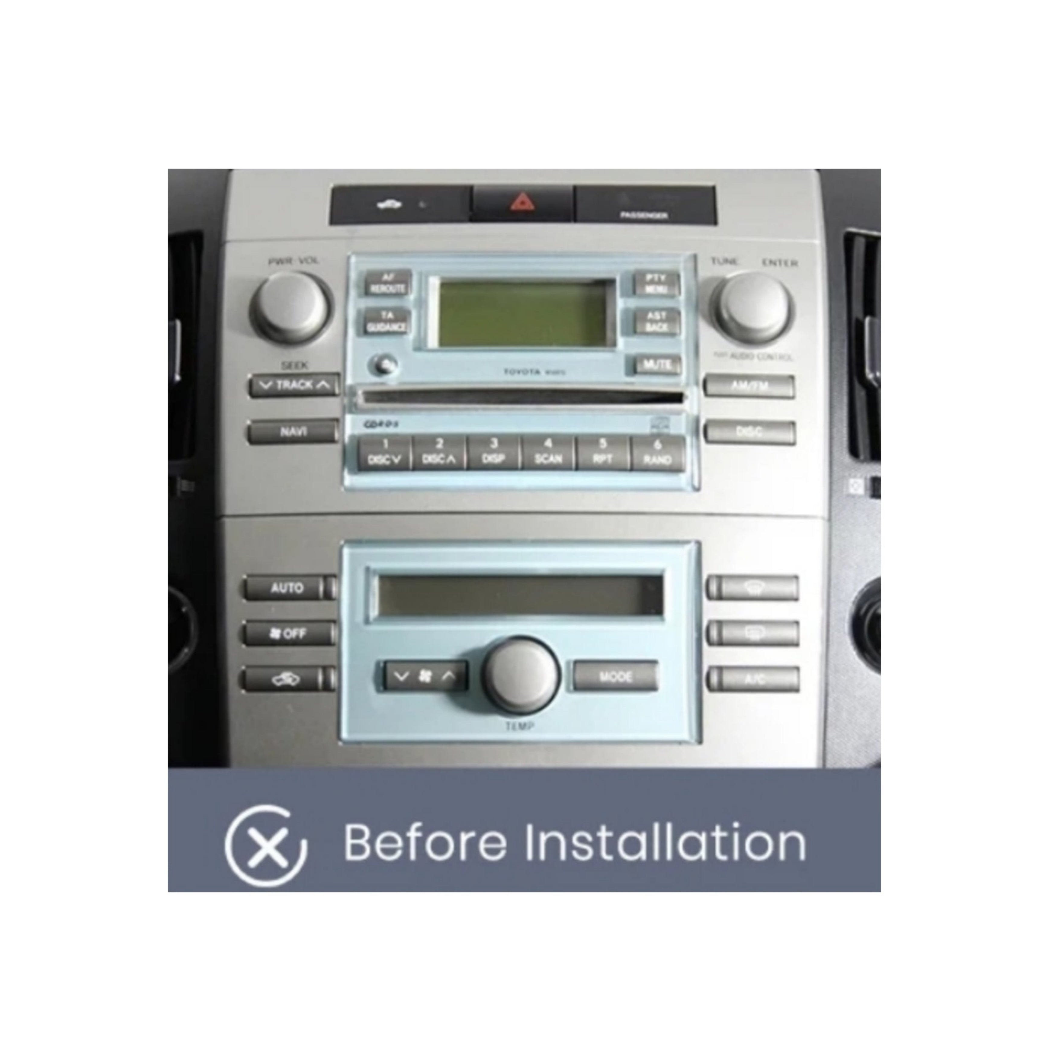 Autoradio per Toyota Corolla Verso AR10 9" (2004-2009) Android, Bluetooth, CarPlay, Android Auto, 2GB/4GB/6GB/8GB Ram