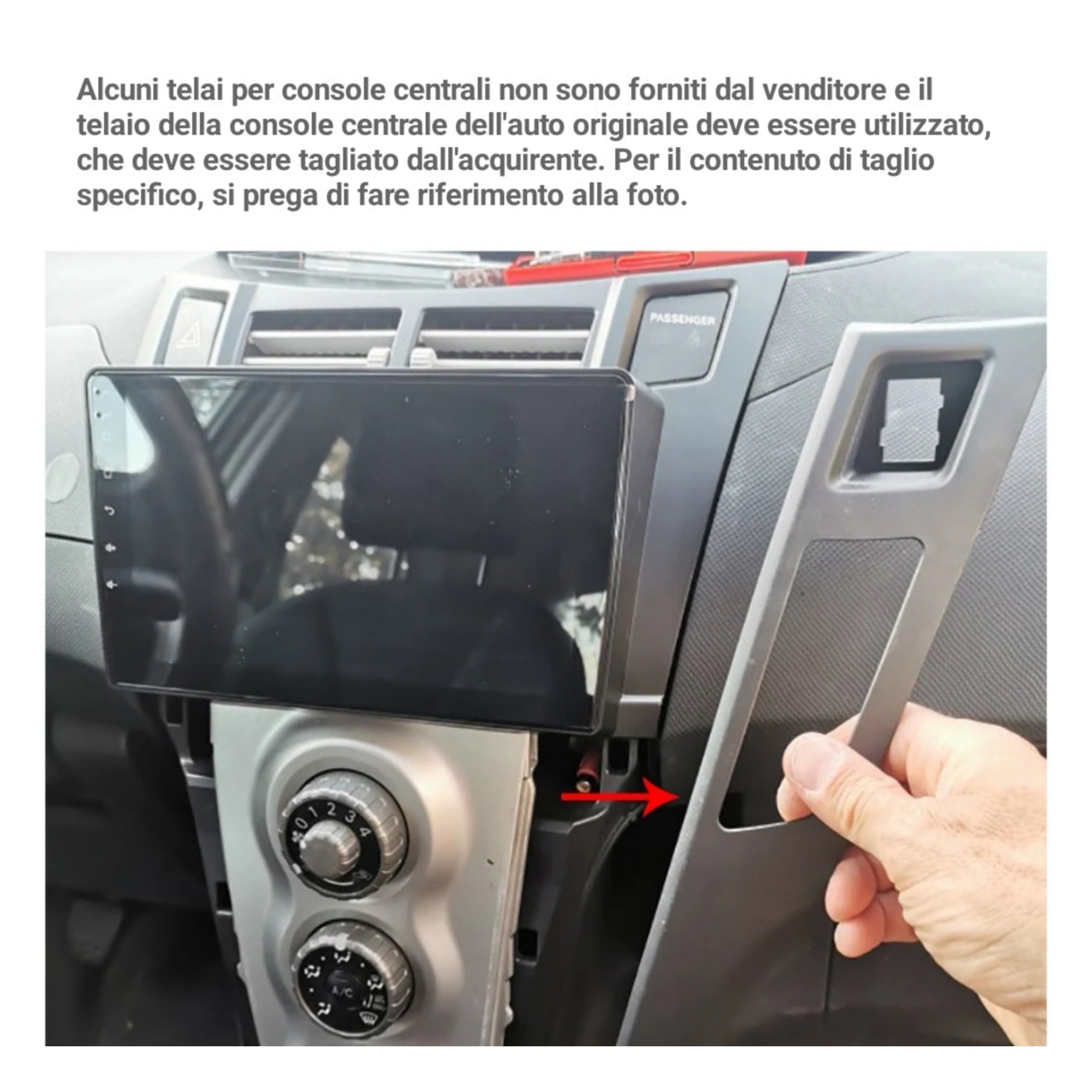 Autoradio per Toyota Yaris XP90 9" (2005-2011) Android, Bluetooth, CarPlay, Android Auto 2GB/4GB/6GB/8GB Ram