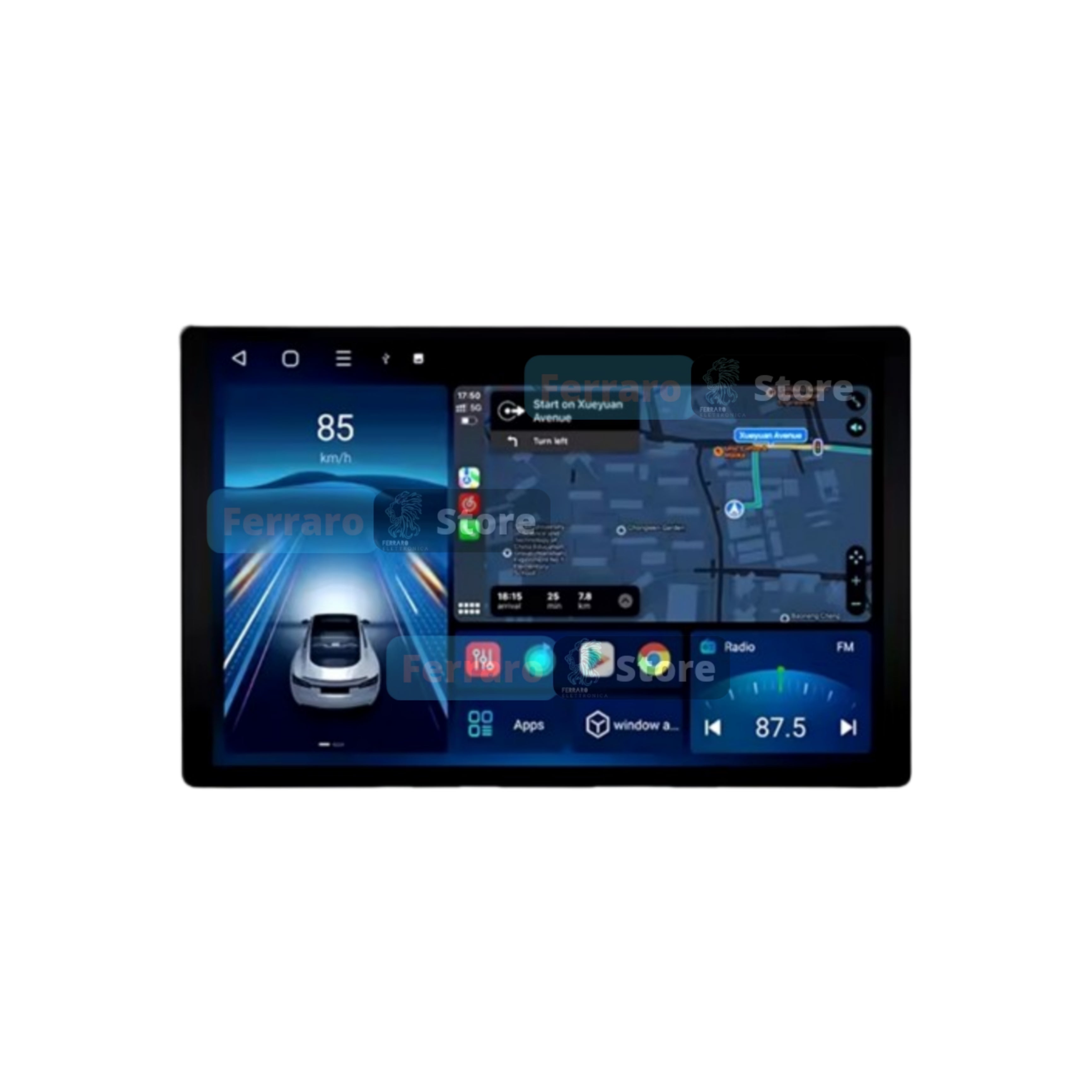Autoradio per Volkswagen Polo 5 11.5" (2008-2020) Android, Bluetooth, CarPlay, Android Auto, 4/64GB Ram