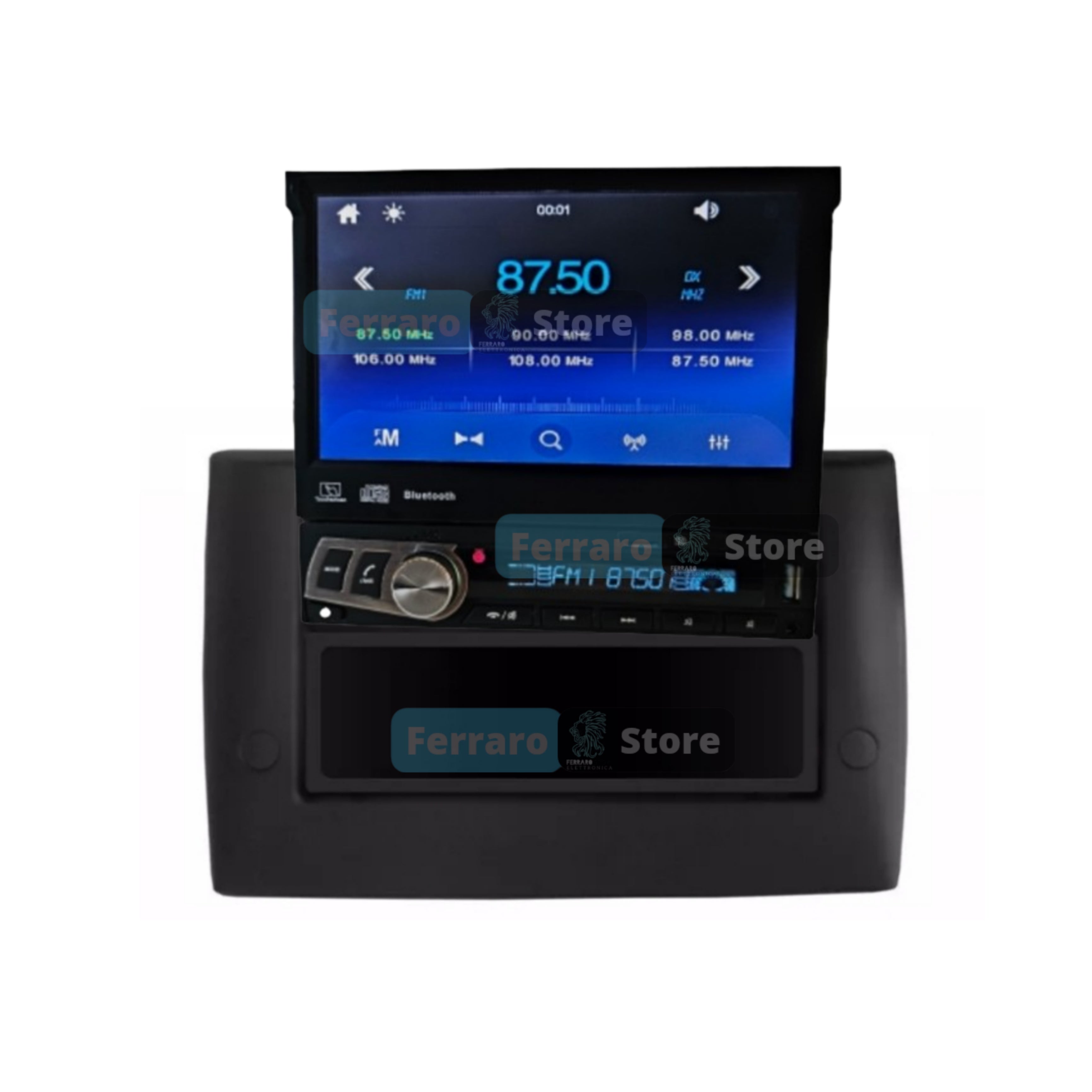 Autoradio per Fiat Stilo 7" | 2001-2008 | Bluetooth | Radio | USB | Mirror Link