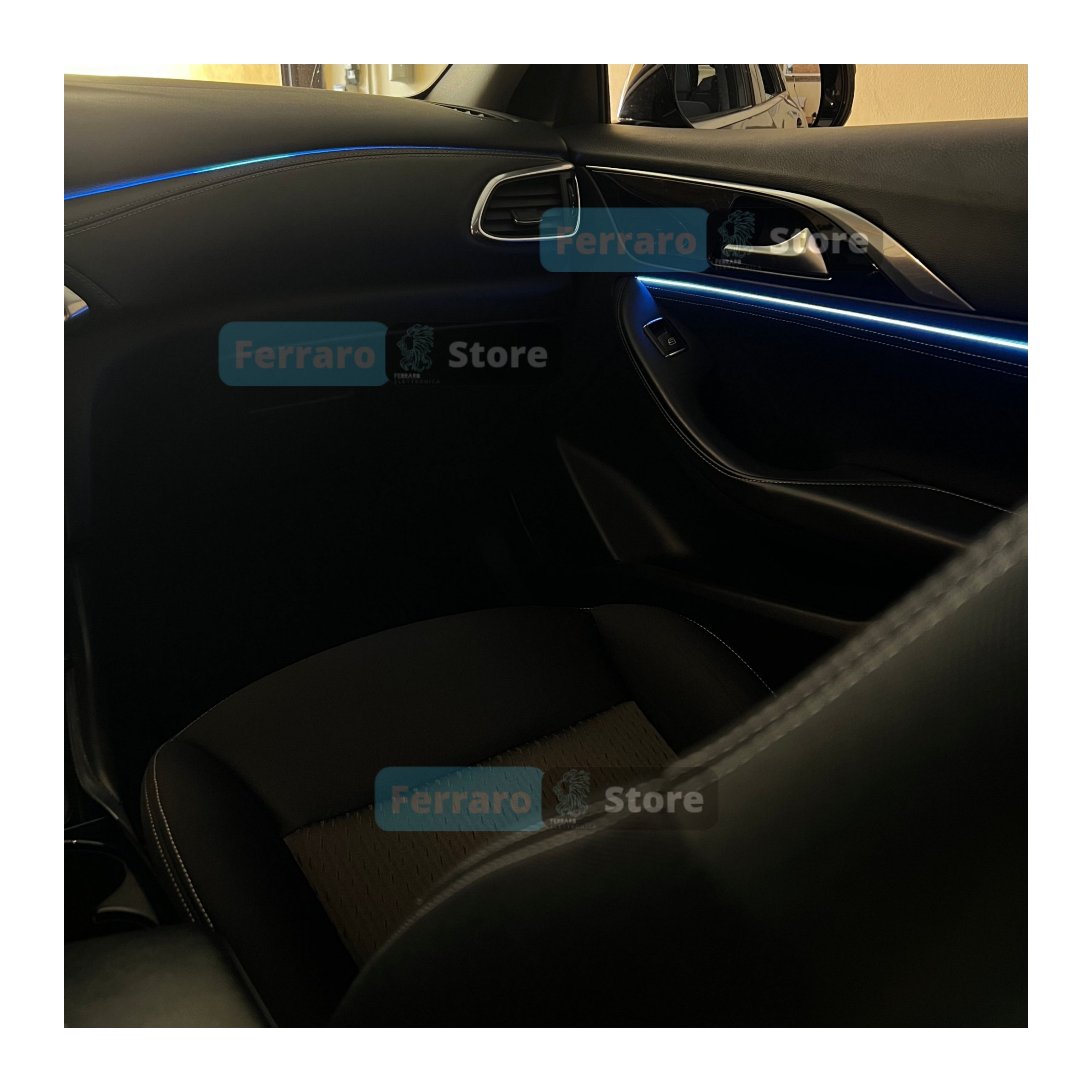 Ambient Light per per Infiniti Q30, Universale, APP, RGB Led, Led Dinamico