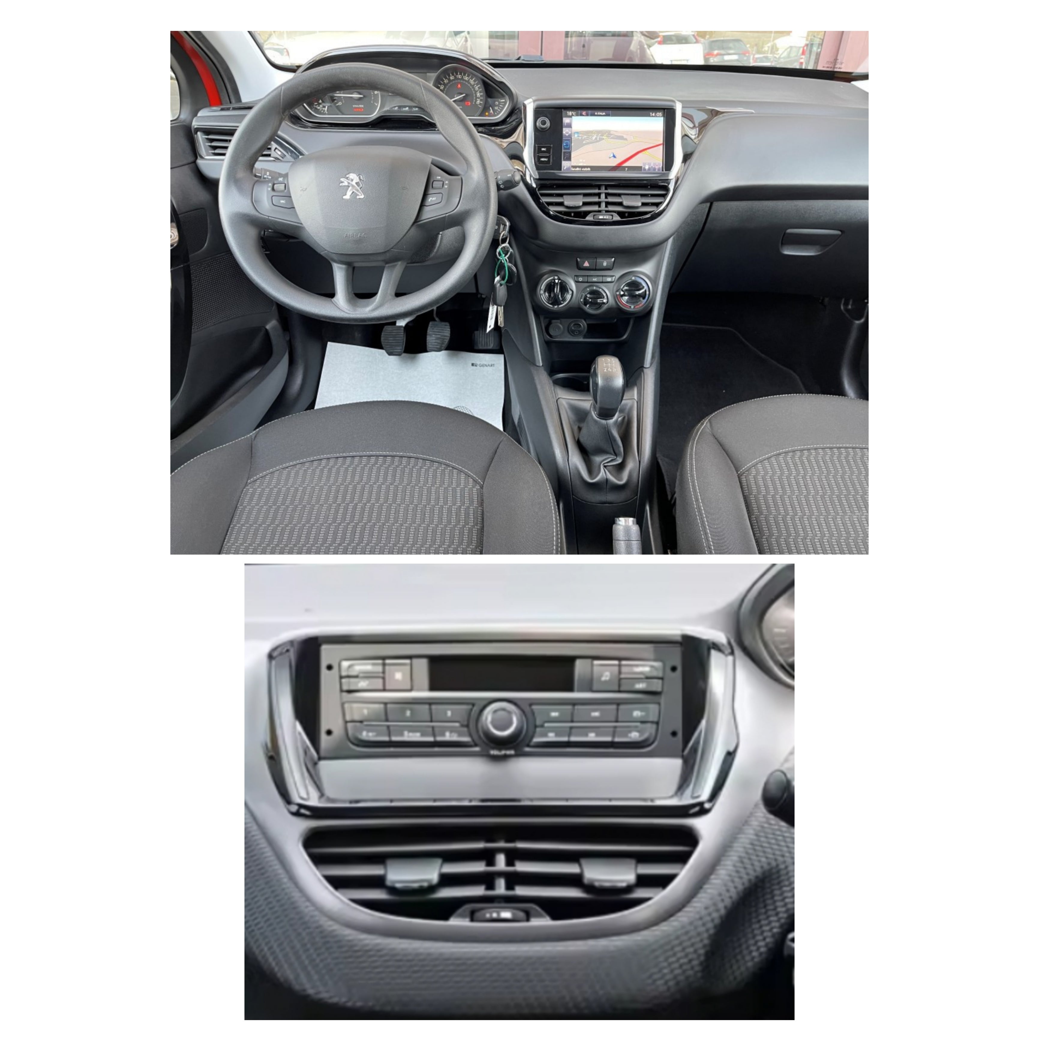 Autoradio per Peugeot 208/2008 10" | 2012-2019 | Android | Bluetooth | CarPlay | Android Auto | 4/64GB Ram
