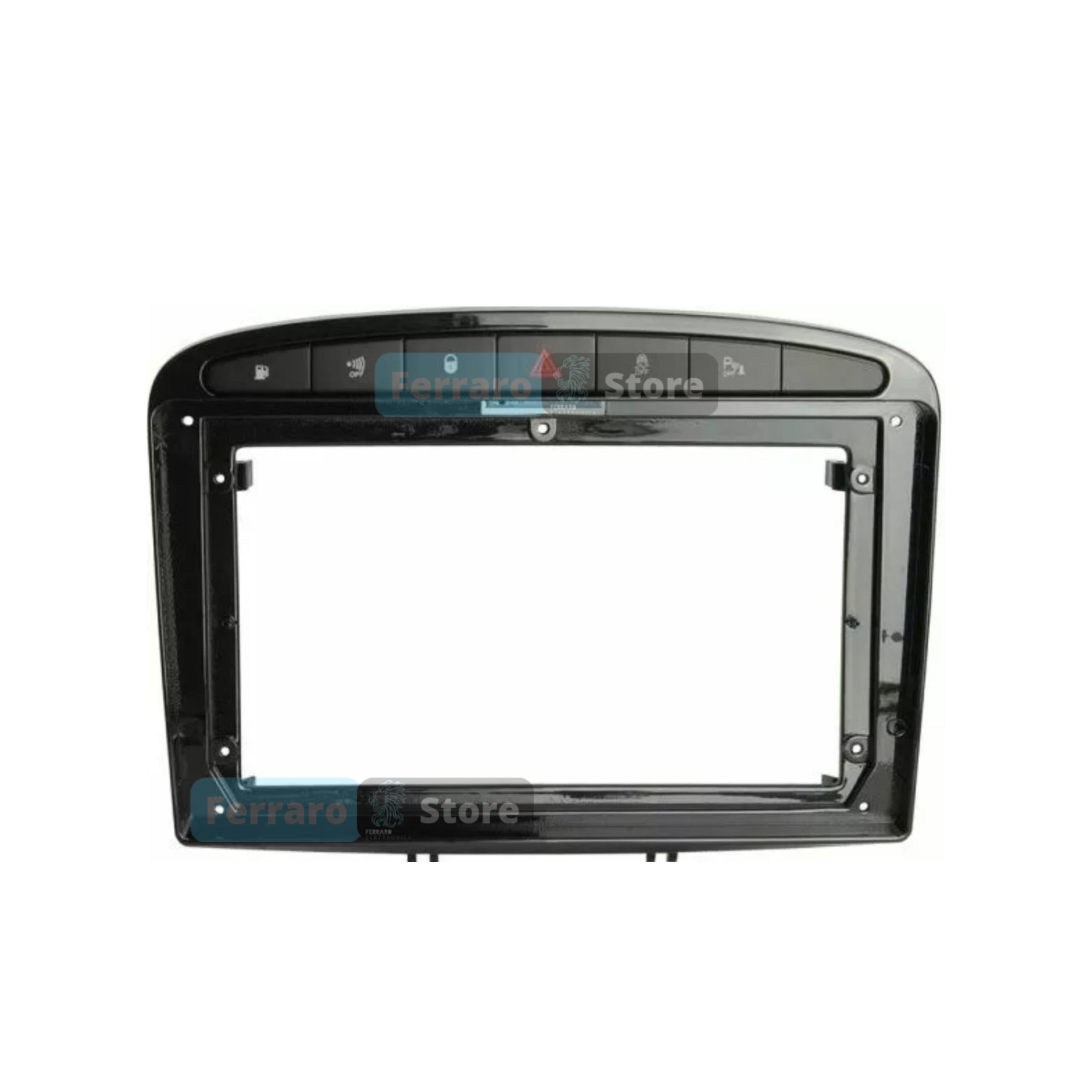 Kit Montaggio Autoradio 9"Pollici Peugeot 308, 408 (2010-2017) Mascherina, Cablaggio per Autoradio Android