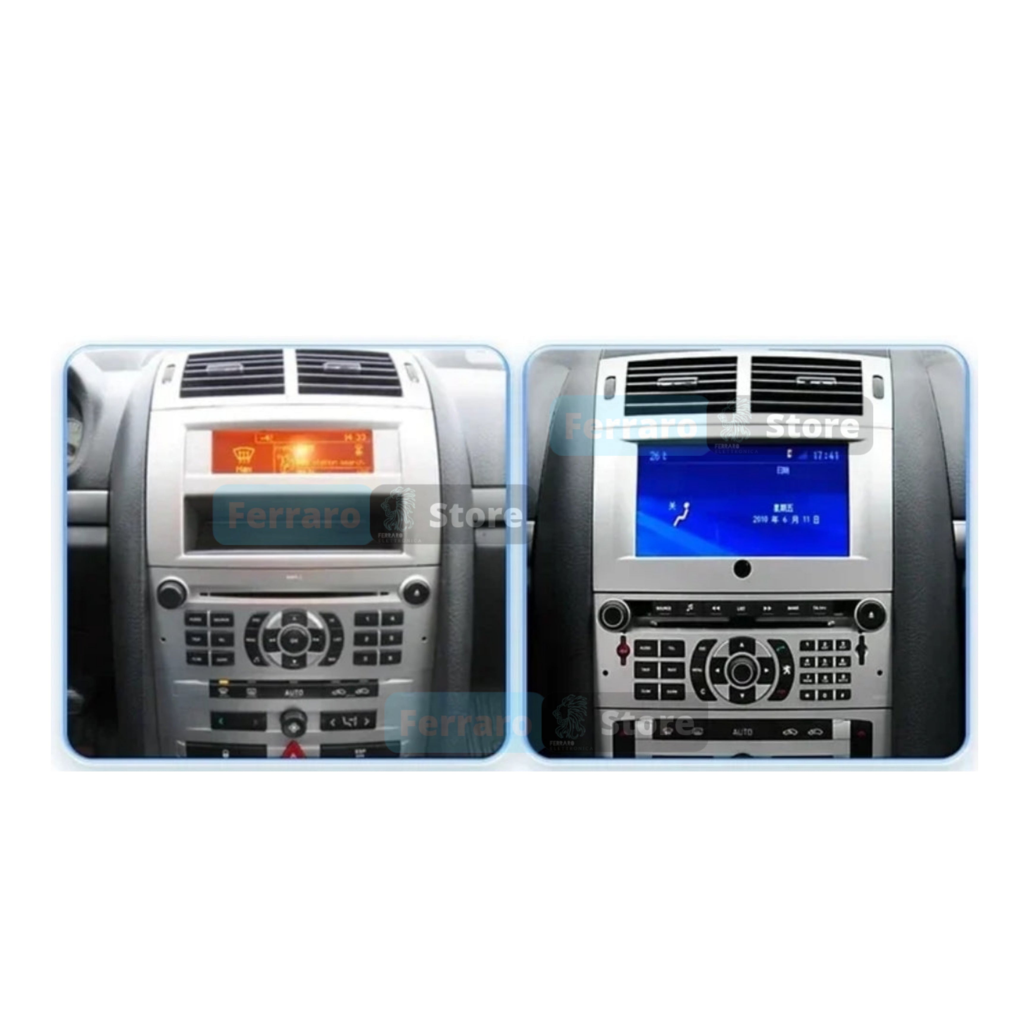 Autoradio per Peugeot 407 9" (2004-2012) Android, Bluetooth, CarPlay, Android Auto, 2GB/4GB/6GB/8GB Ram
