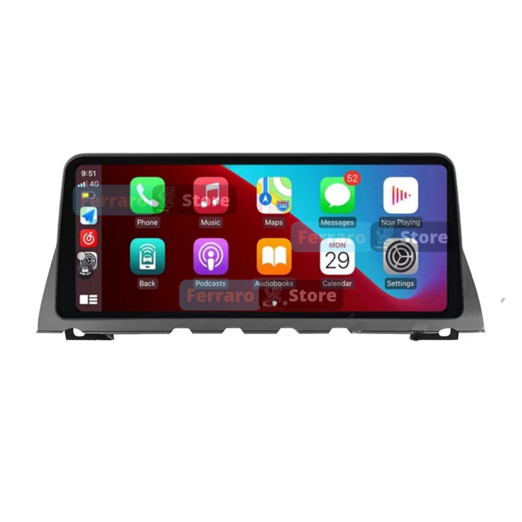 (PRENOTA) Autoradio per BMW Serie 7 F02, F04 12.3" (2010-2016) Android, Bluetooth, CarPlay, Android Auto, 4GB/8GB Ram