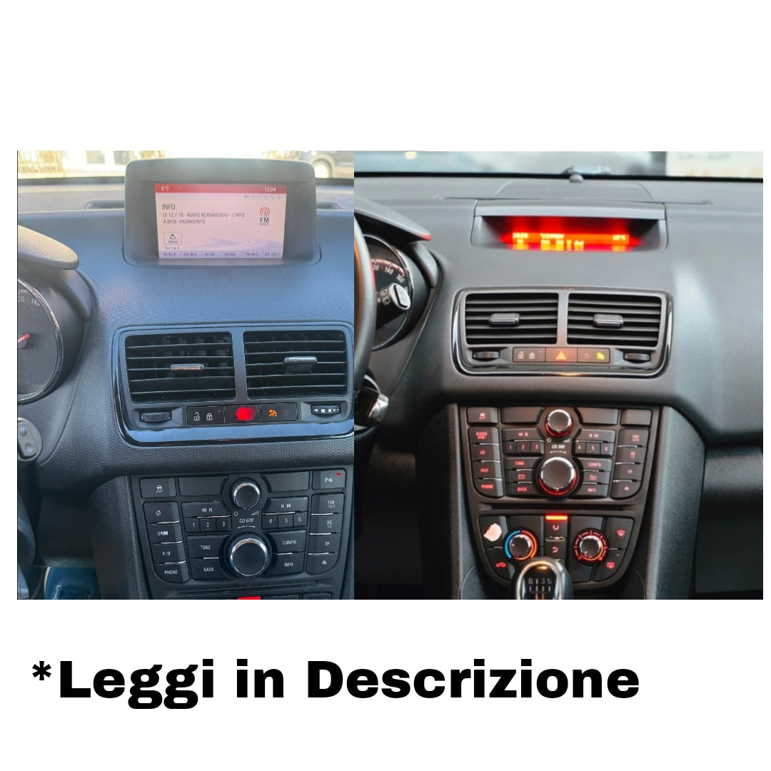 Autoradio per Opel Meriva B 9" (2010-2017) Android, Bluetooth, CarPlay, Android Auto, 2GB/4GB/6GB/8GB Ram
