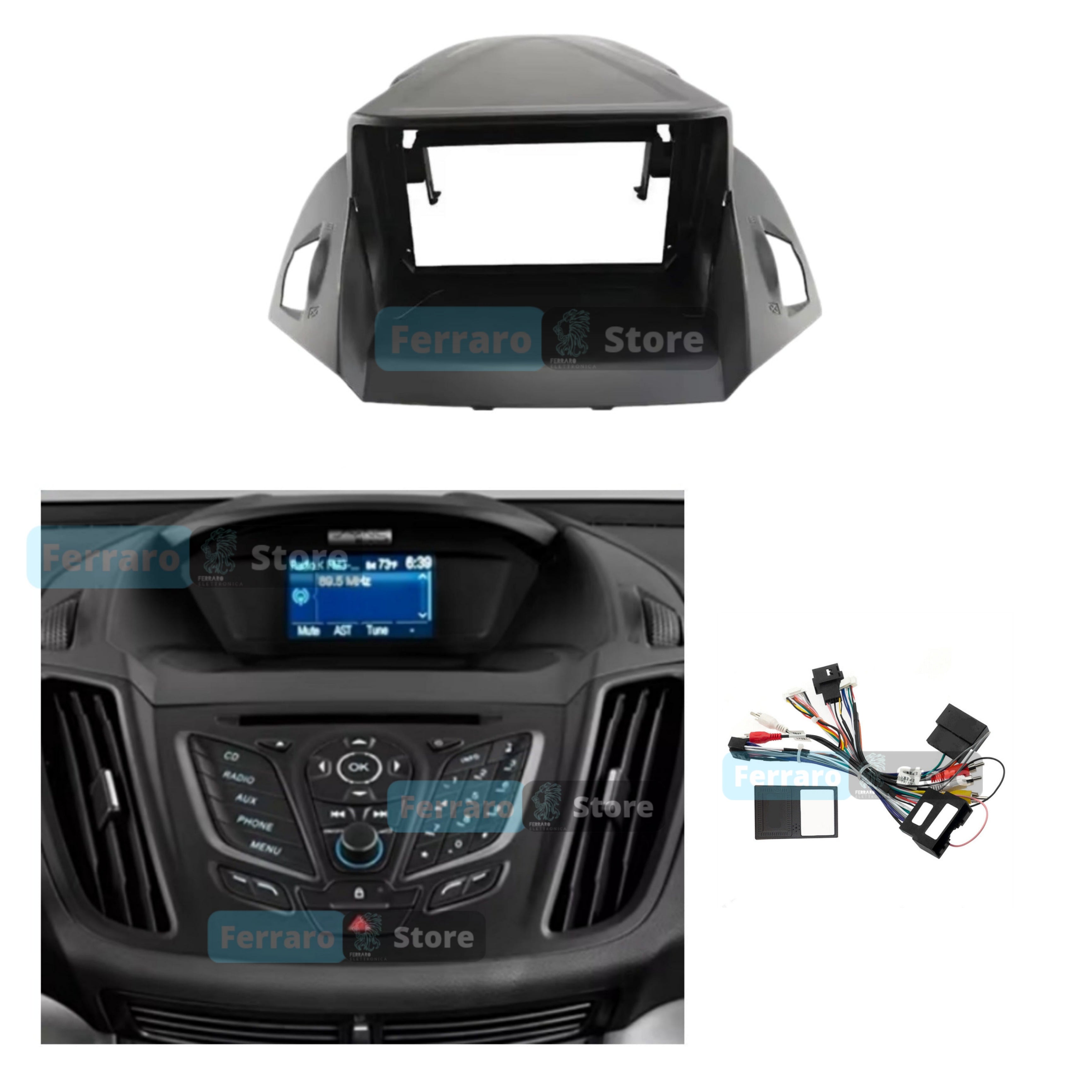 Kit Montaggio Autoradio 9"Pollici Ford Escape