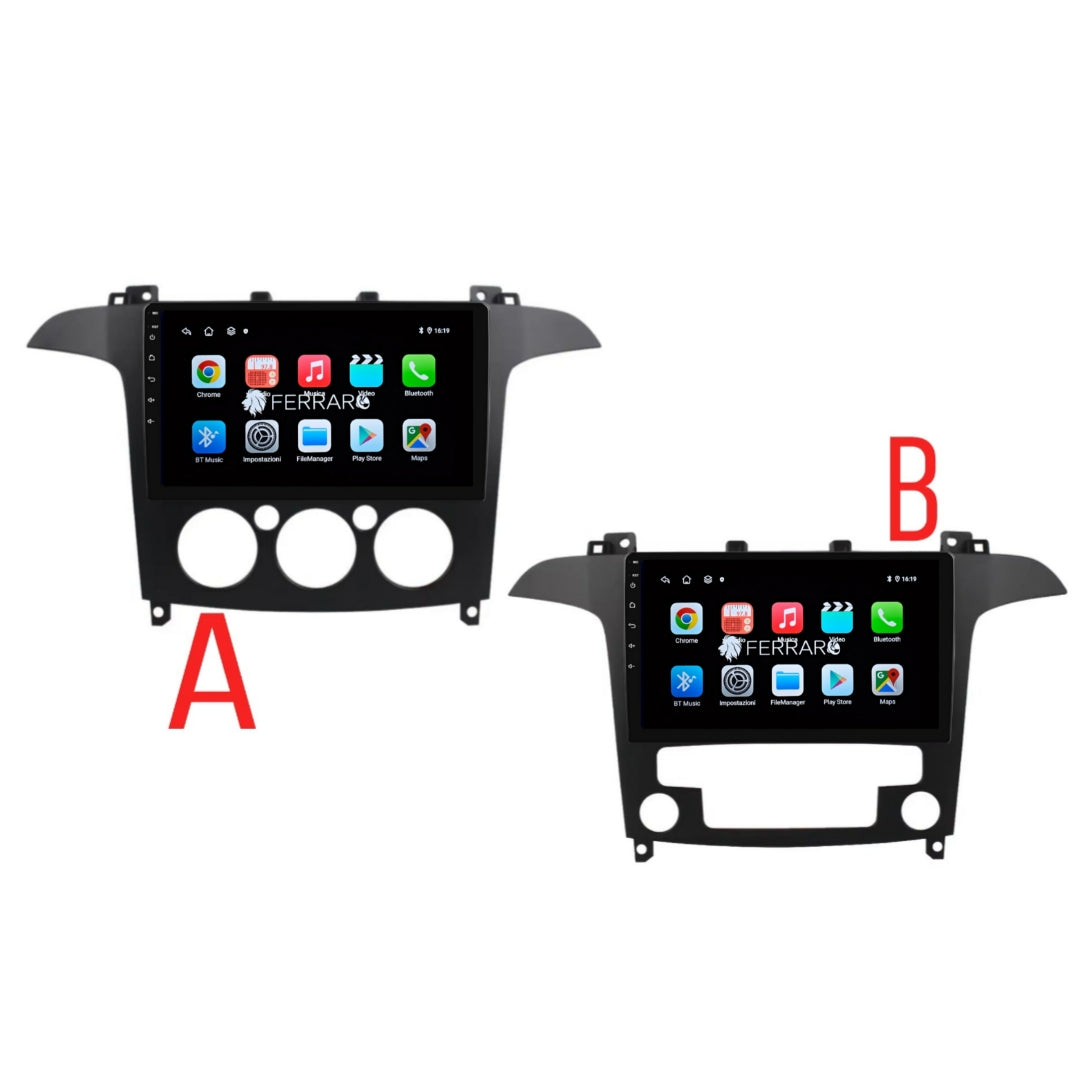 Autoradio per Ford S-Max 9" (2006-2015) Android, Bluetooth, CarPlay, Android Auto, 2GB/4GB/6GB/8GB Ram
