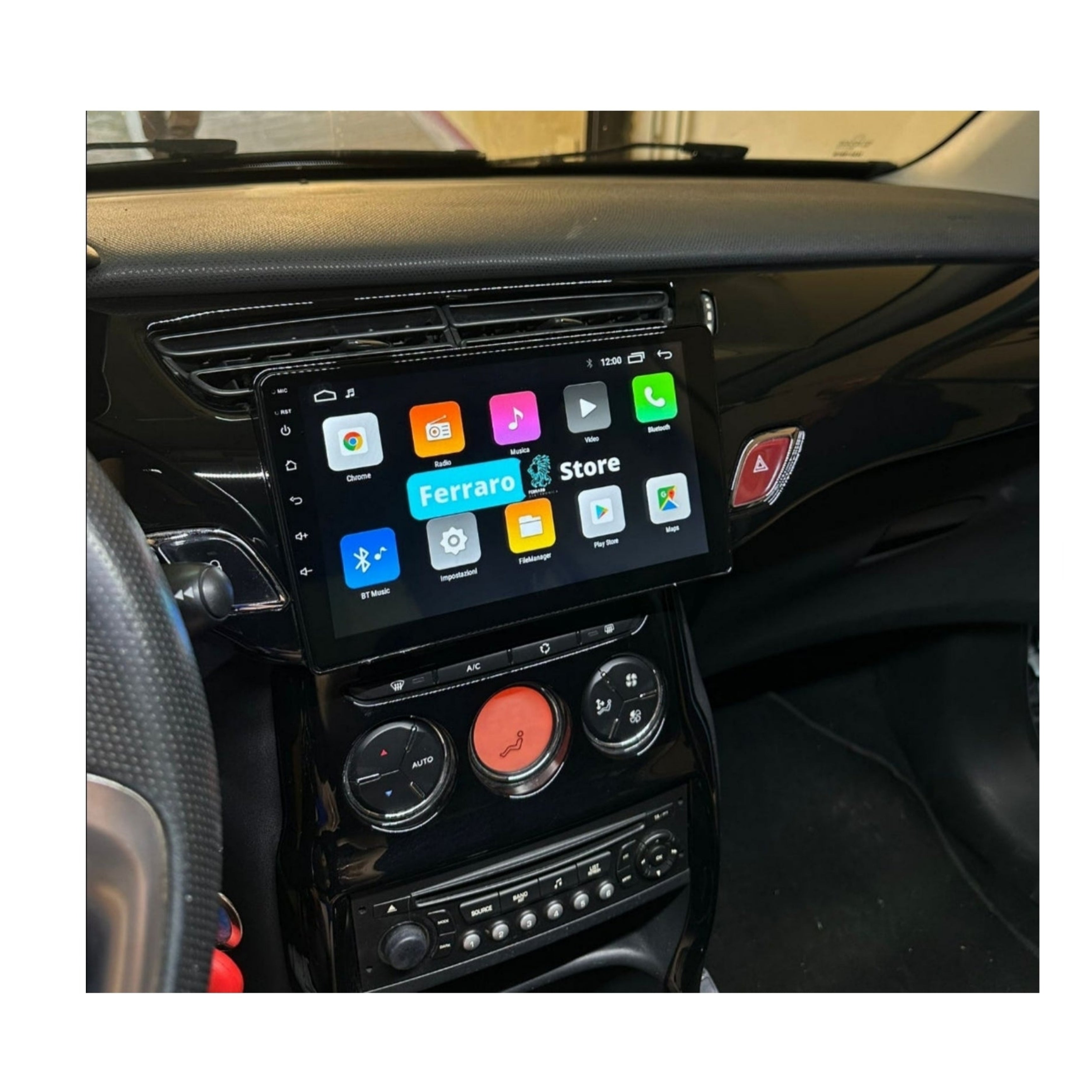 Autoradio per Citroen C3 9" C3, DS3 (2009-2016) Android, Bluetooth, CarPlay, Android Auto, 2GB/4GB/6GB/8GB Ram
