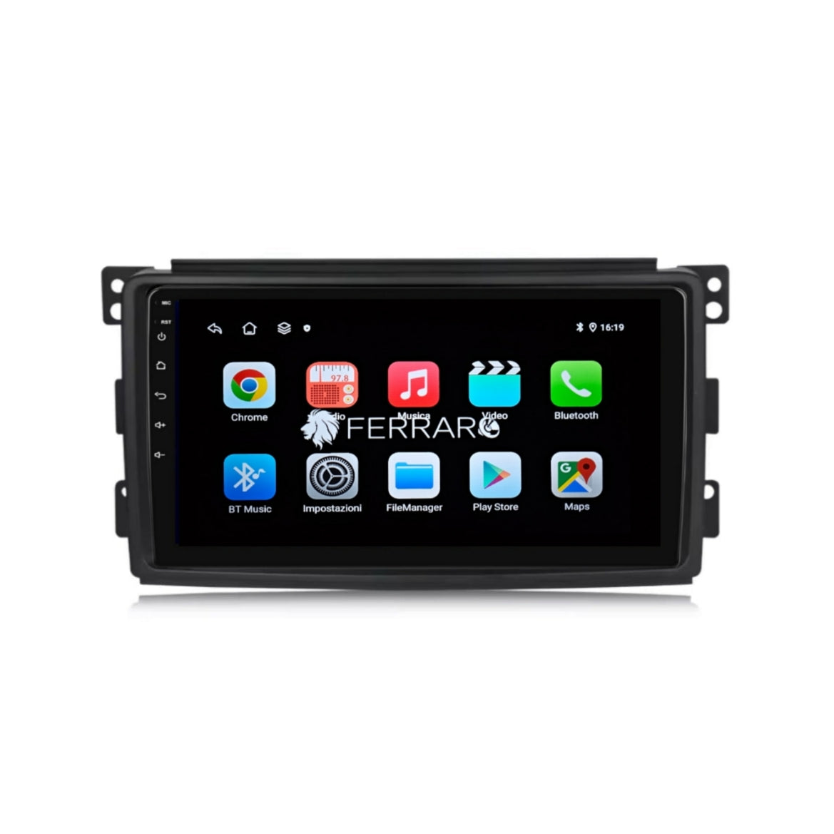 Autoradio per Smart 451 9" (2002-2015) Android, Bluetooth, CarPlay, Android Auto, 2GB/4GB/6GB/8GB Ram